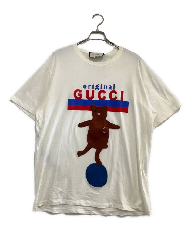 中古・古着通販】GUCCI (グッチ) Tシャツ ホワイト サイズ:XL 未使用品 
