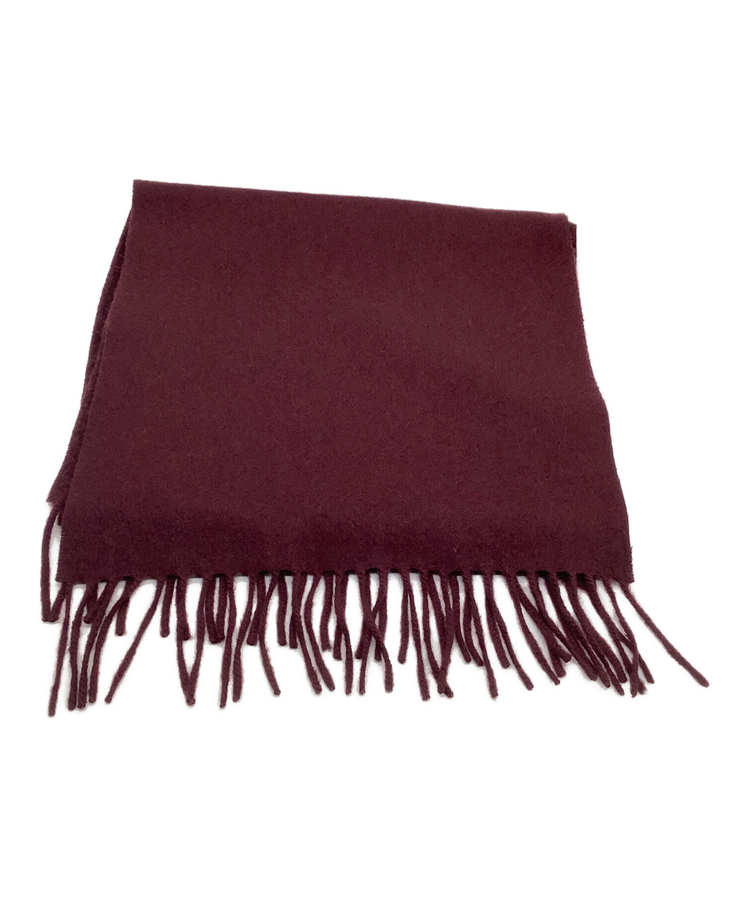 Loro Piana 100%カシミヤ マフラー レッド　タグ付き未使用品　箱付 Loro Piana 100%カシミヤ マフラー レッド タグ付き未使用品 箱