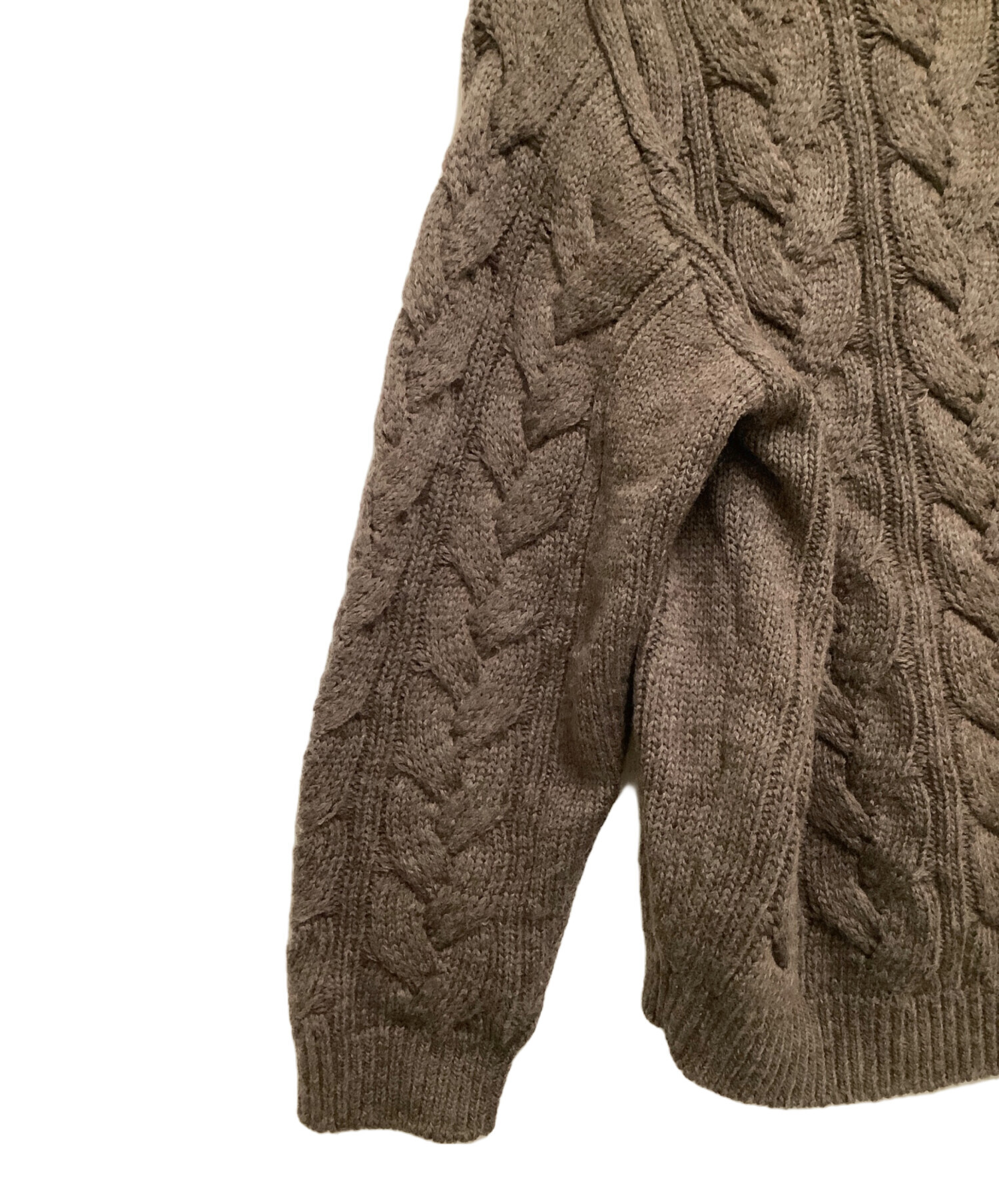 中古・古着通販】KOLOR (カラー) ケーブルニット CABLE V-NECK KNIT