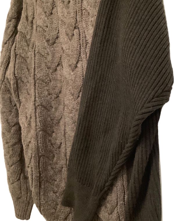 中古・古着通販】KOLOR (カラー) ケーブルニット CABLE V-NECK KNIT