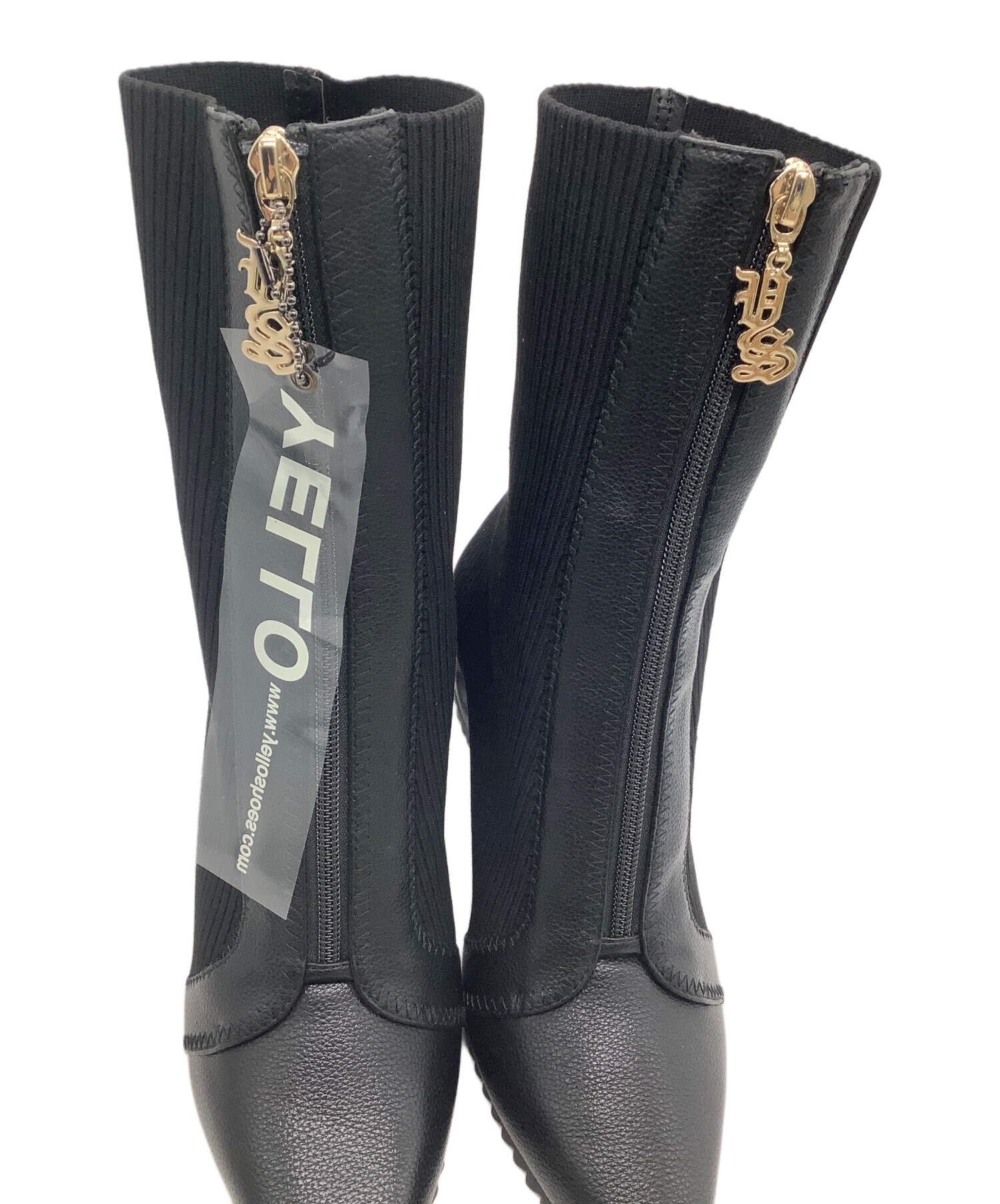 yello ブーツ　新品、未使用品 中古・古着通販】YELLO (イエロー) ショートブーツ ブラック