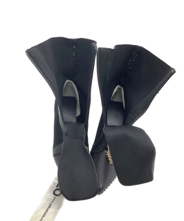 中古・古着通販】YELLO (イエロー) ショートブーツ ブラック サイズ