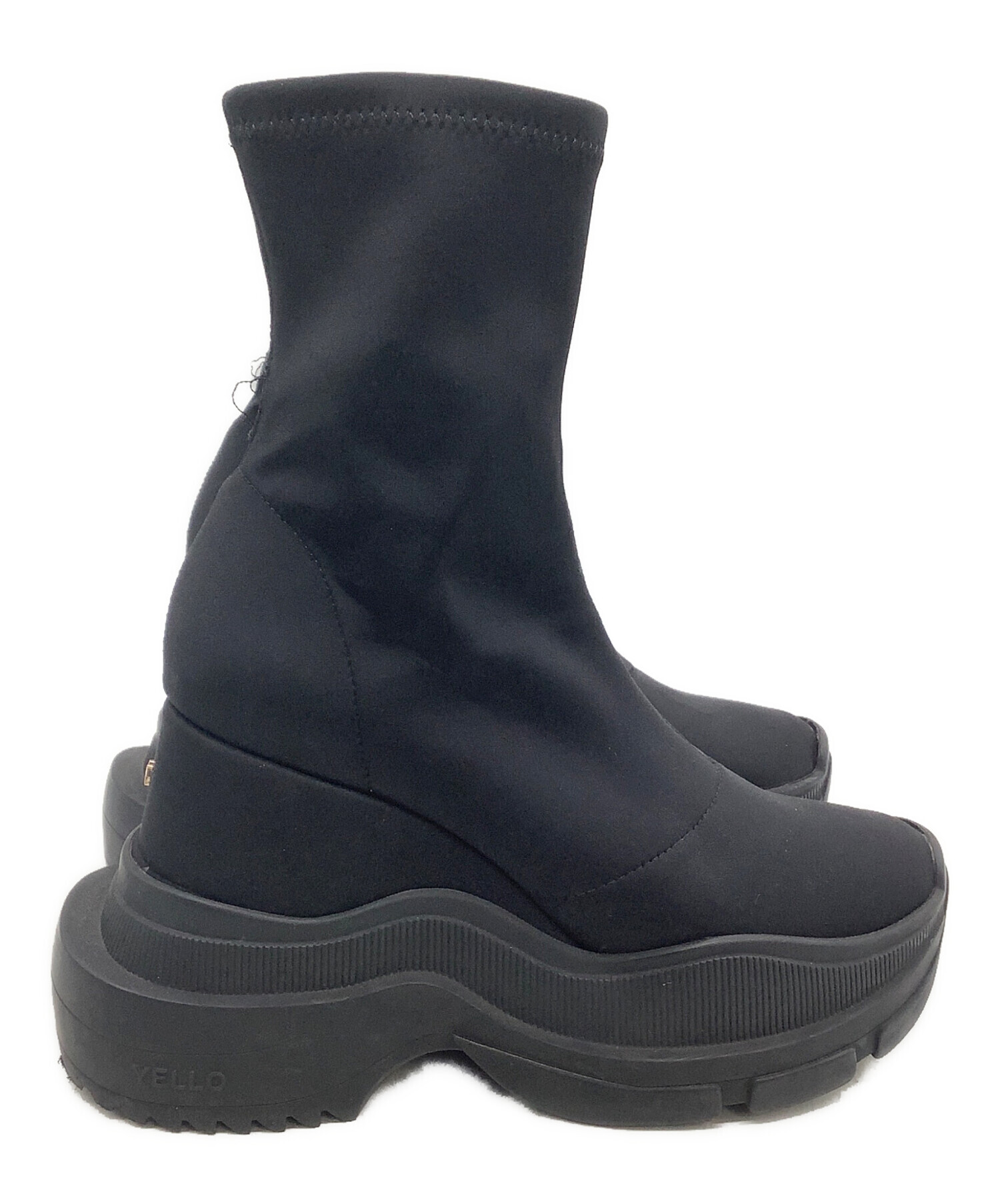 靴 YELLO NO.LOOSE FIT SHORT BOOTS 靴 YELLO NO.LOOSE FIT SHORT BOOTS NO.0 loose fit short boots 大胆