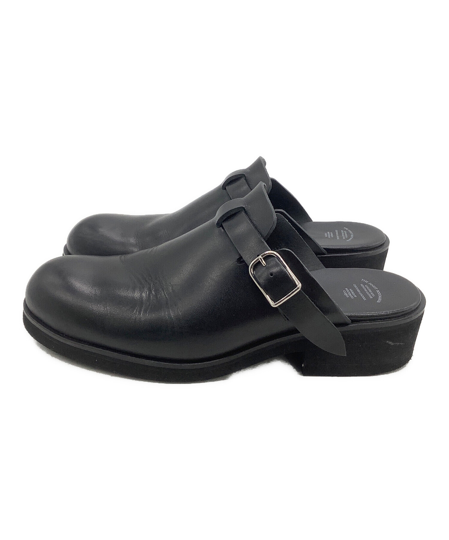 未使用級✨ビューティフルシューズ　トシノスケタケガハラ　ミュール　ブラック 中古・古着通販】TOSHINOSUKE TAKEGAHARA BEAUTIFUL SHOES