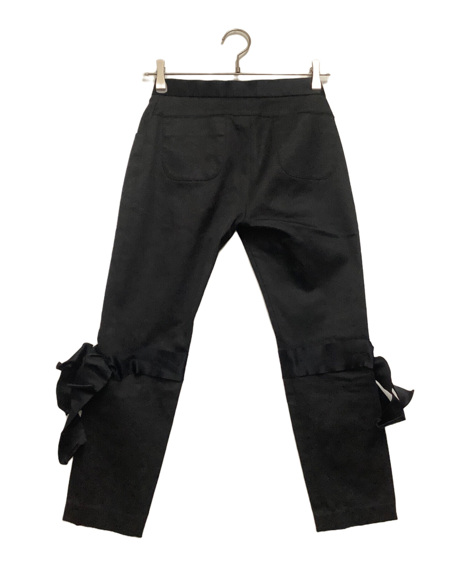 中古・古着通販】CHANEL (シャネル) リボンパンツ ブラック サイズ:34