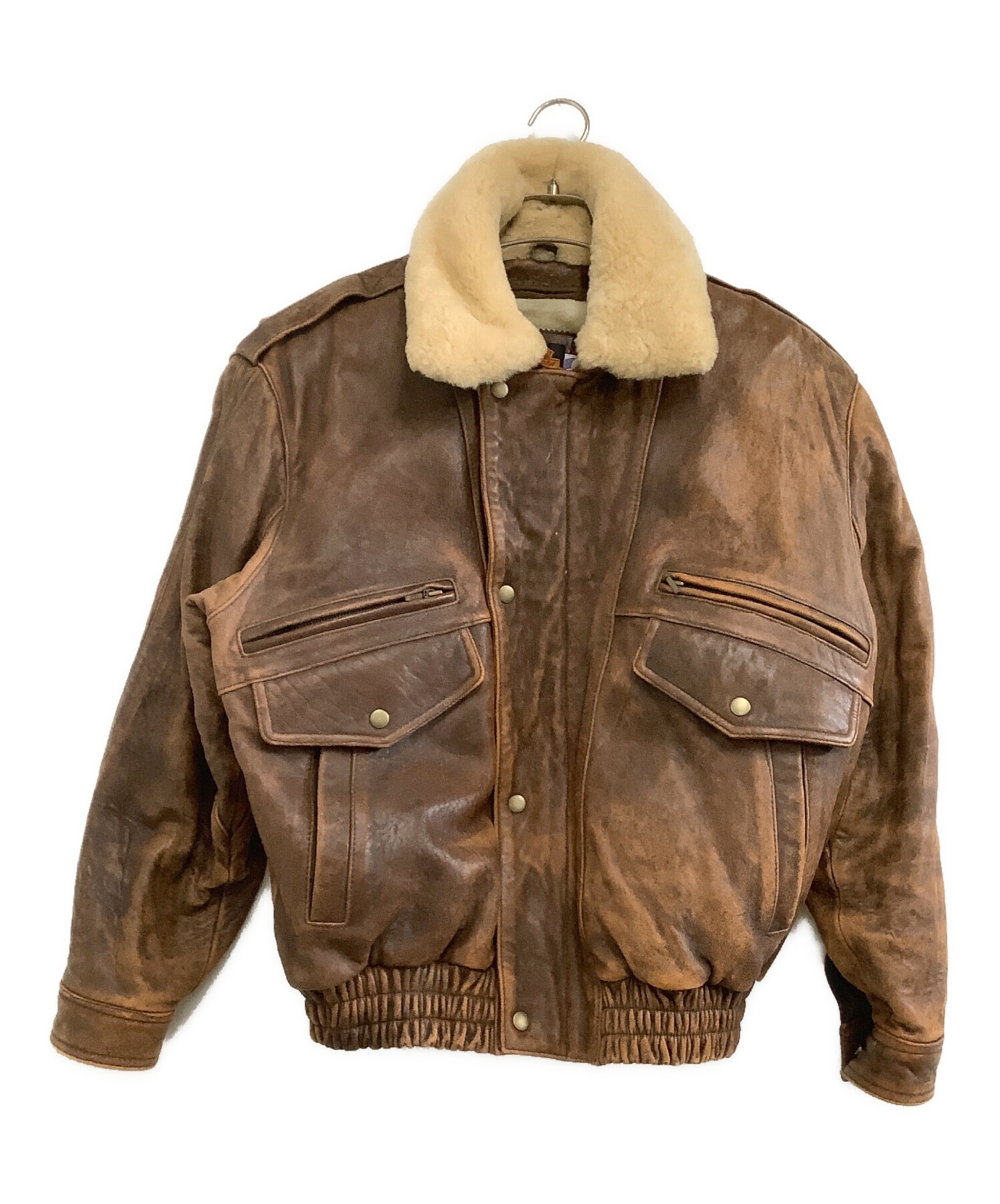 FREEDOM フリーダム A-2 フライトジャケット レザージャケットブラウン