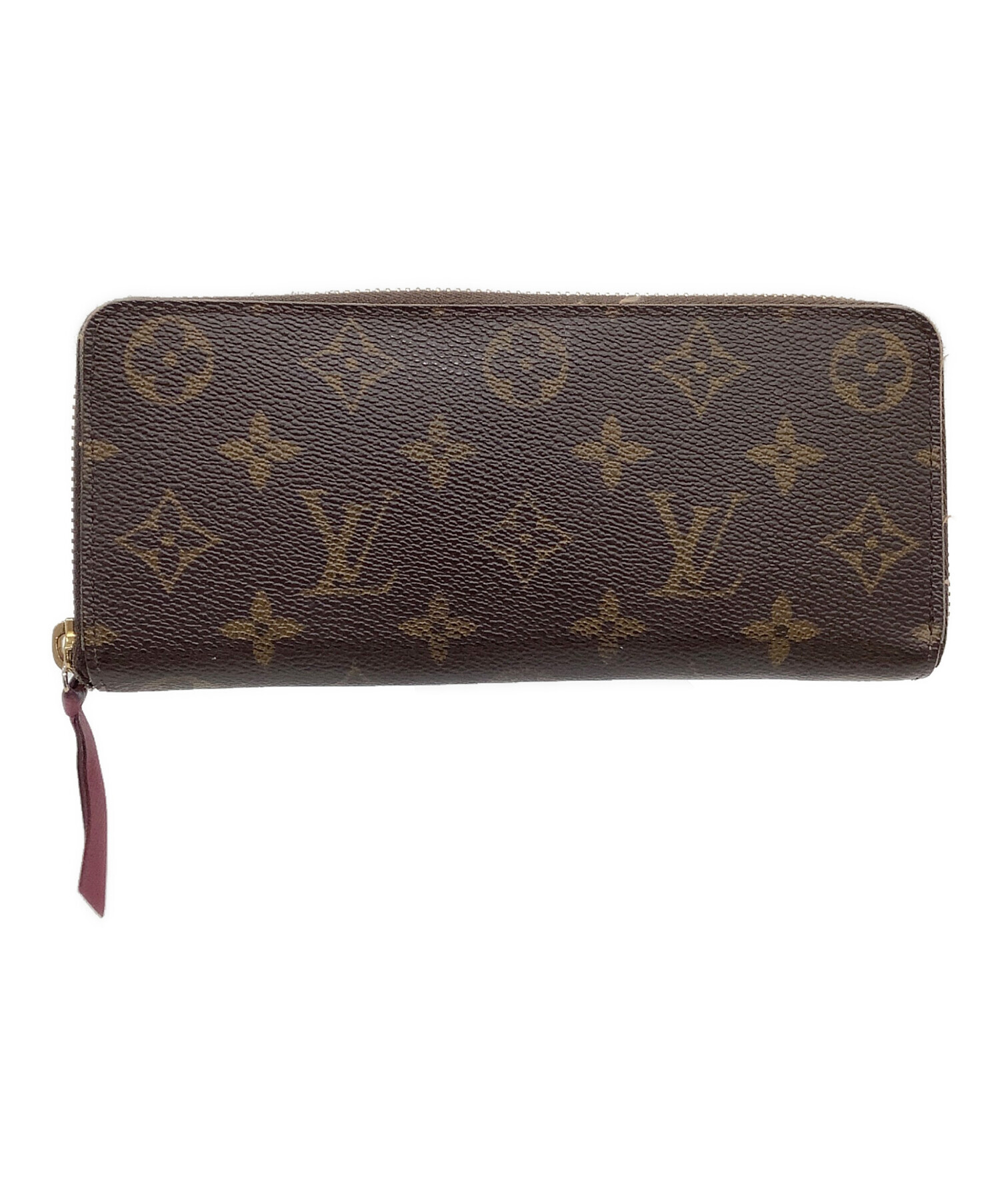 【鑑定済・極美品】ルイヴィトン ポルトフォイユ クレマンス フューシャ 長財布 中古・古着通販】LOUIS VUITTON (ルイ ヴィトン) 長財布 モノグラム