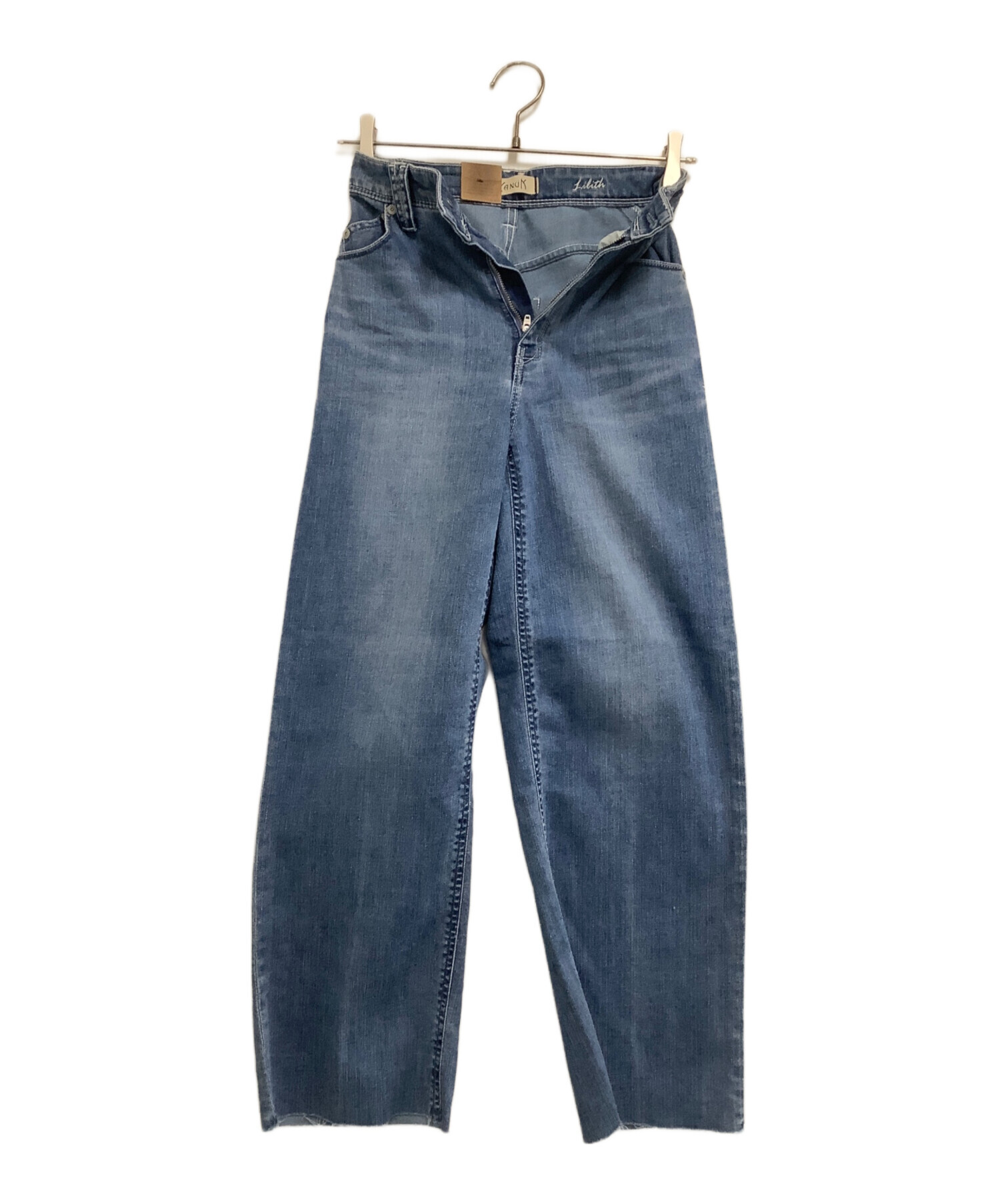 中古・古着通販】YANUK (ヤヌーク) ワイドストレートデニム