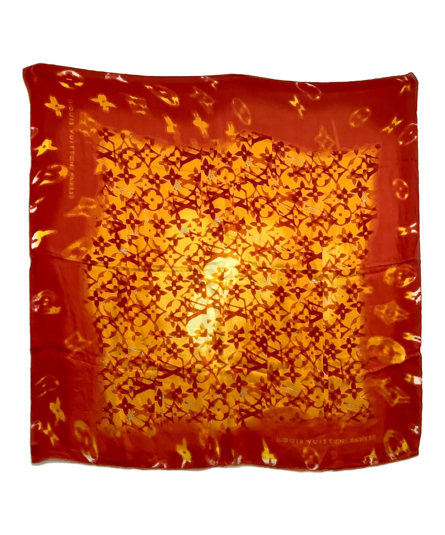 中古・古着通販】LOUIS VUITTON (ルイ ヴィトン) シルクスカーフ LV総