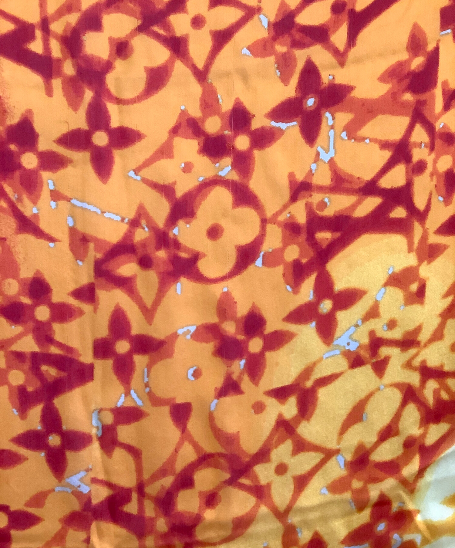 中古・古着通販】LOUIS VUITTON (ルイ ヴィトン) シルクスカーフ LV総