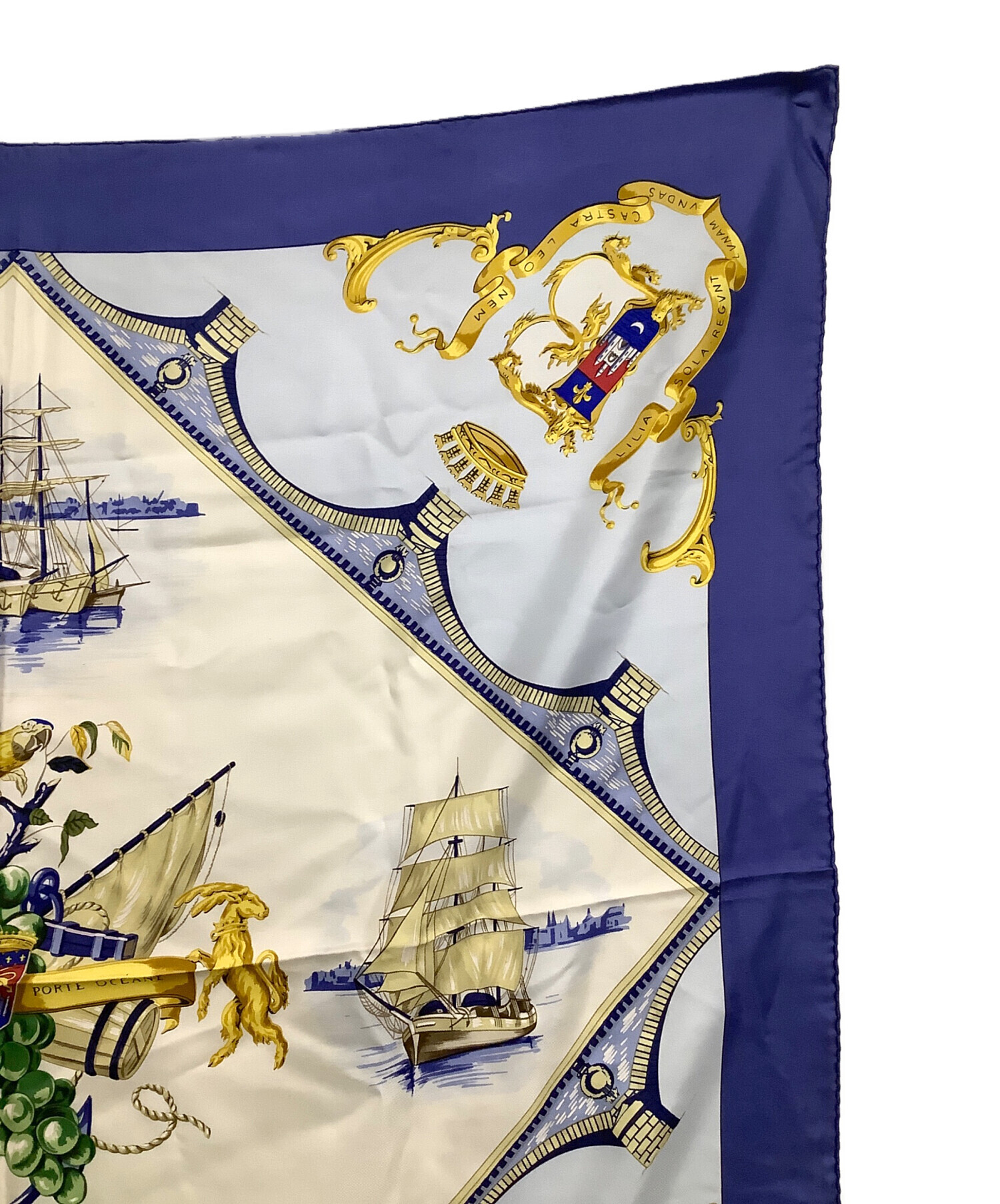 中古・古着通販】HERMES (エルメス) シルクスカーフ BORDEAUX PORTE