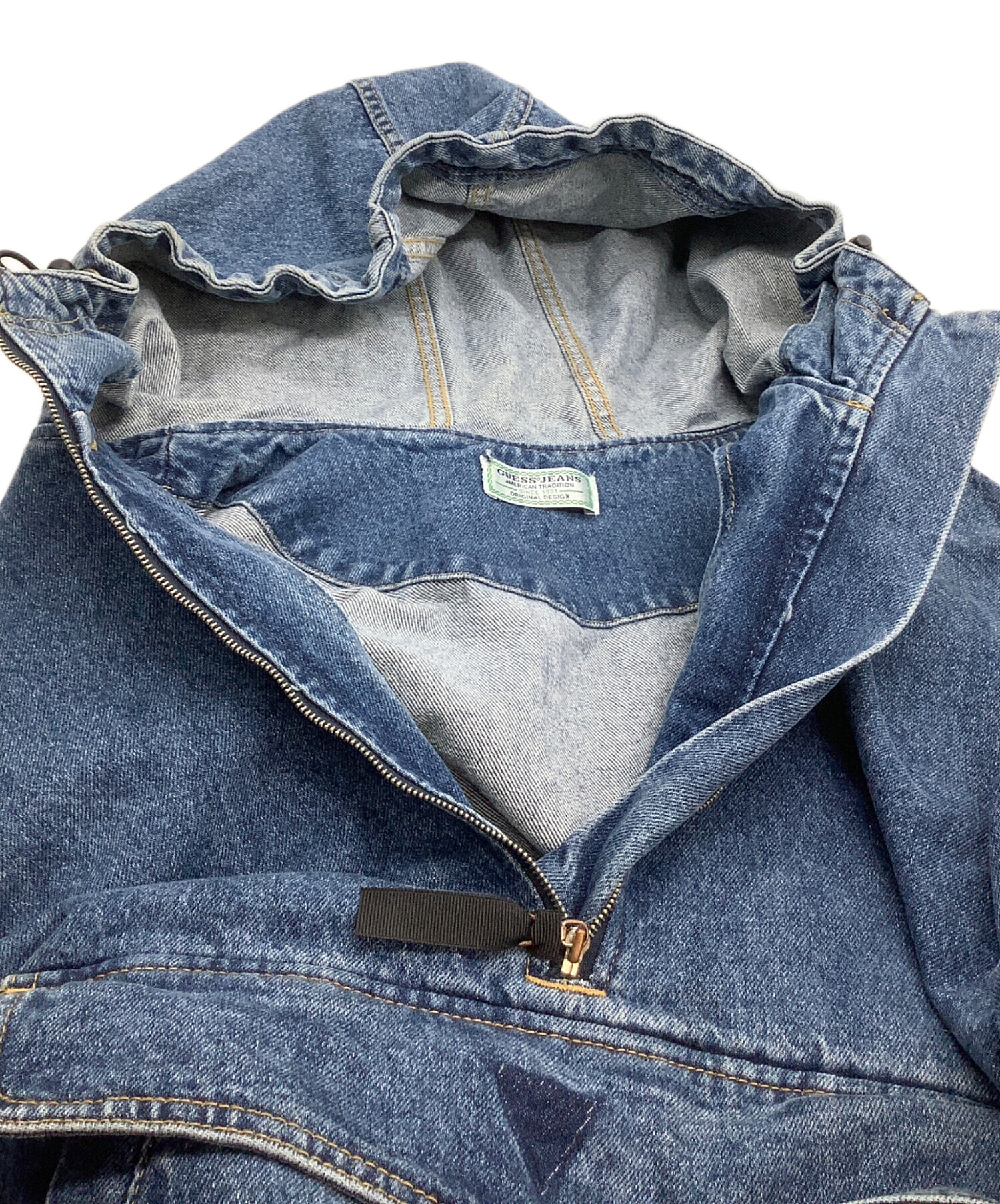 GUESS デニムアノラック y2k ストリート 中古・古着通販】GUESS JEANS (ゲス ジーンズ) アノラックデニム