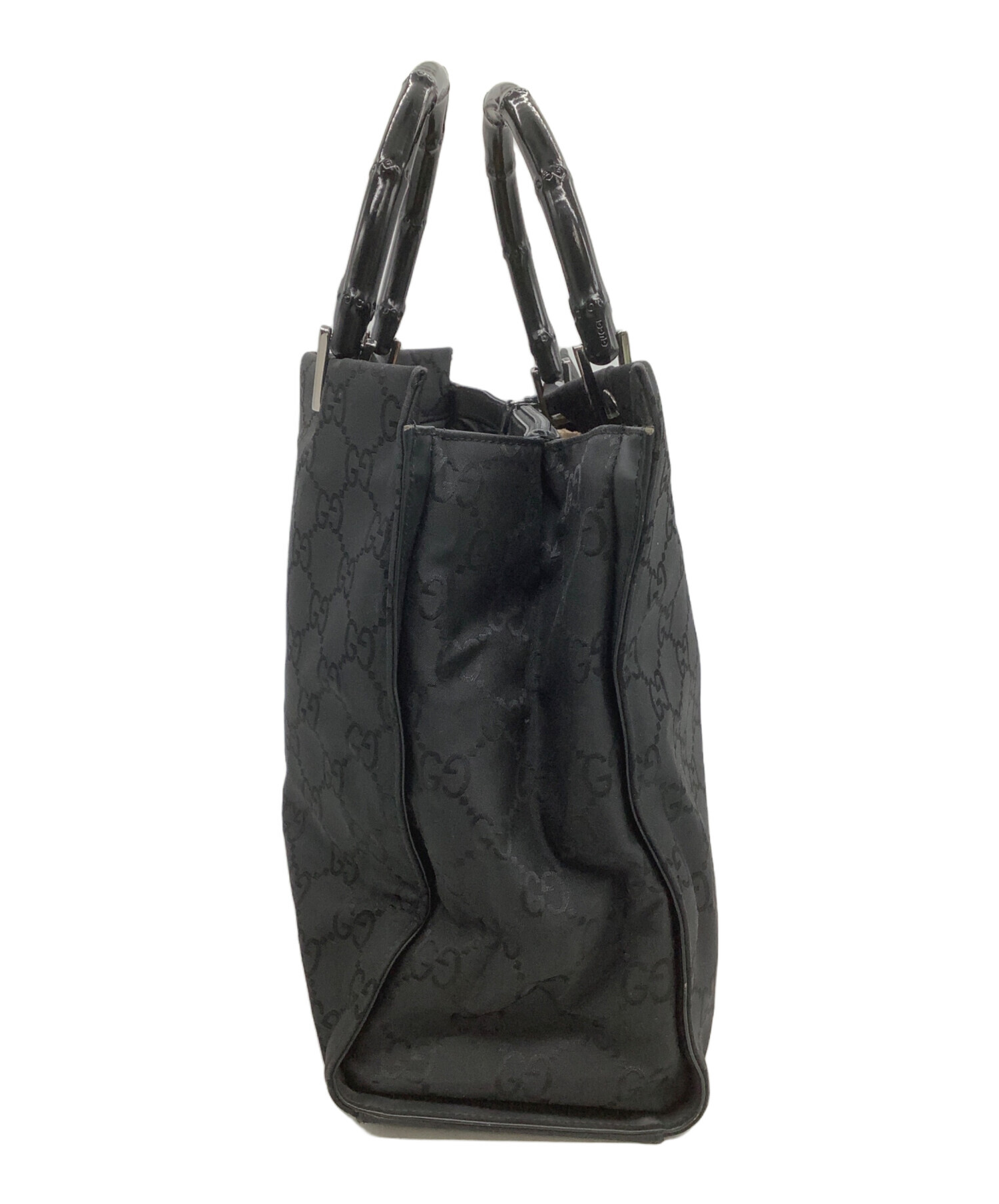 中古・古着通販】GUCCI (グッチ) ハンドバッグ GG バンブーハンドル 
