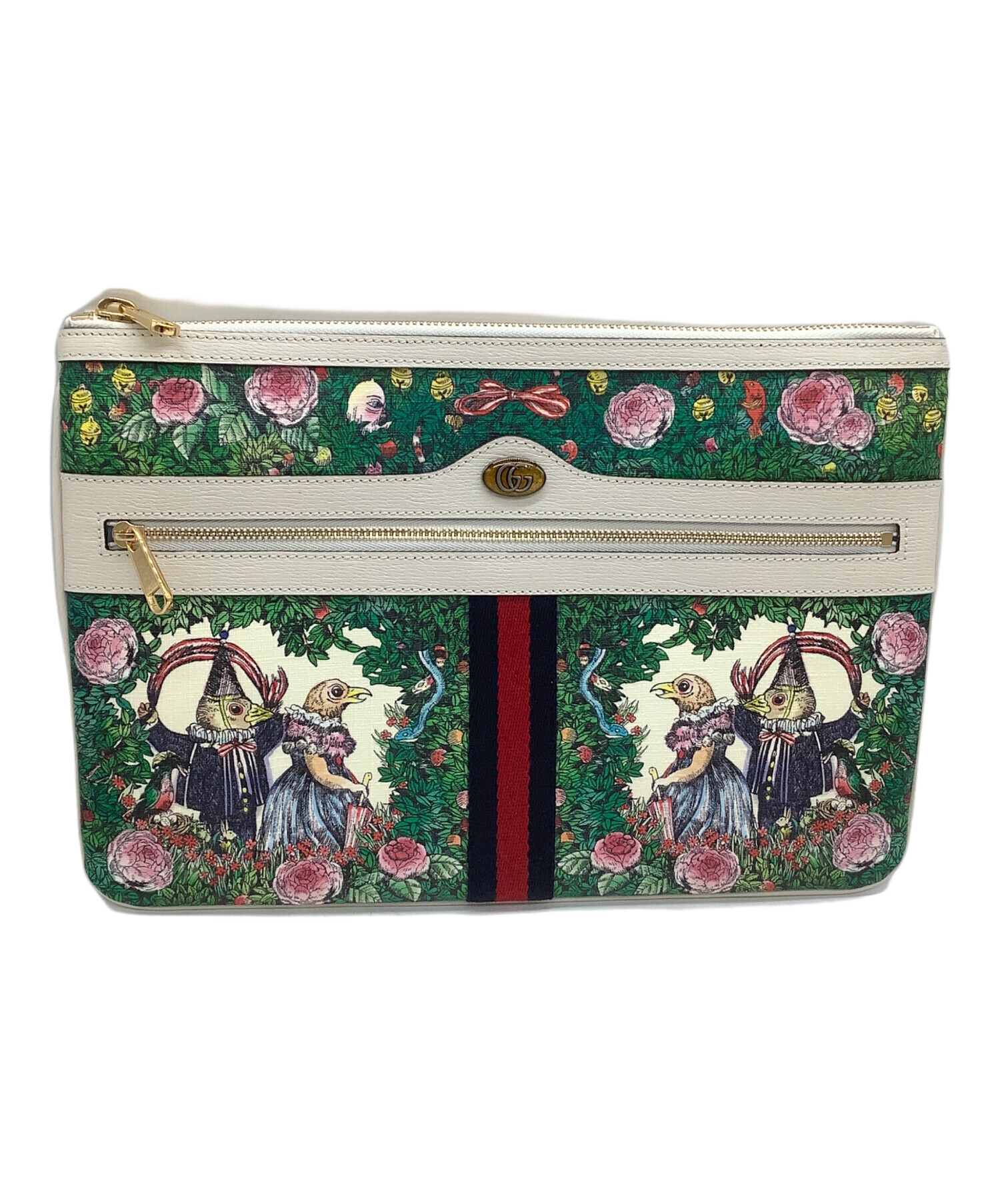 中古・古着通販】GUCCI (グッチ) ヒグチ ユウコ セカンドバッグ GG 
