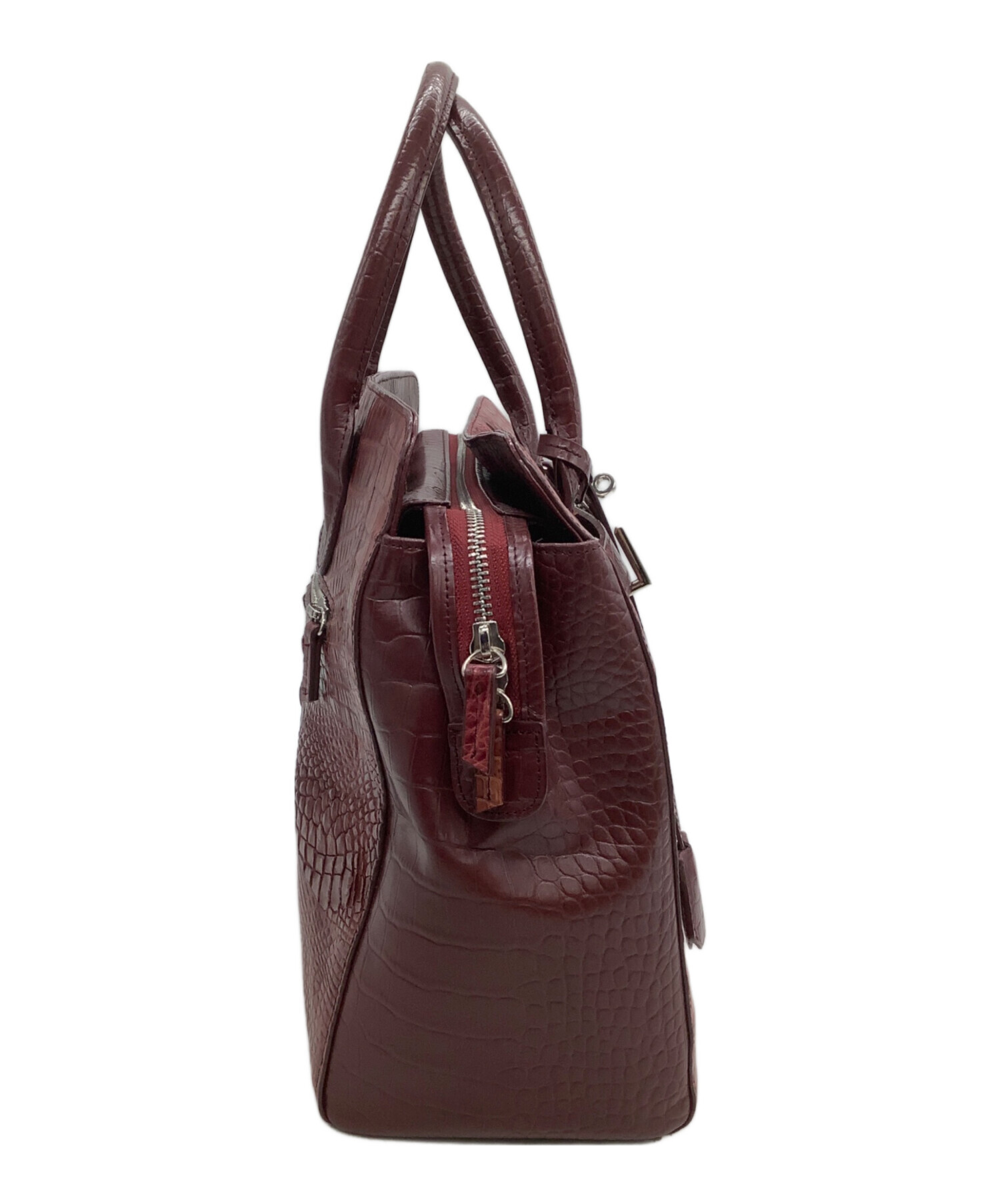 199990 RODANIA トートバッグ 3002L  [1000025353883] 中古・古着通販】RODANIA (ロダニア) 2WAYトートバッグ クロコダイル