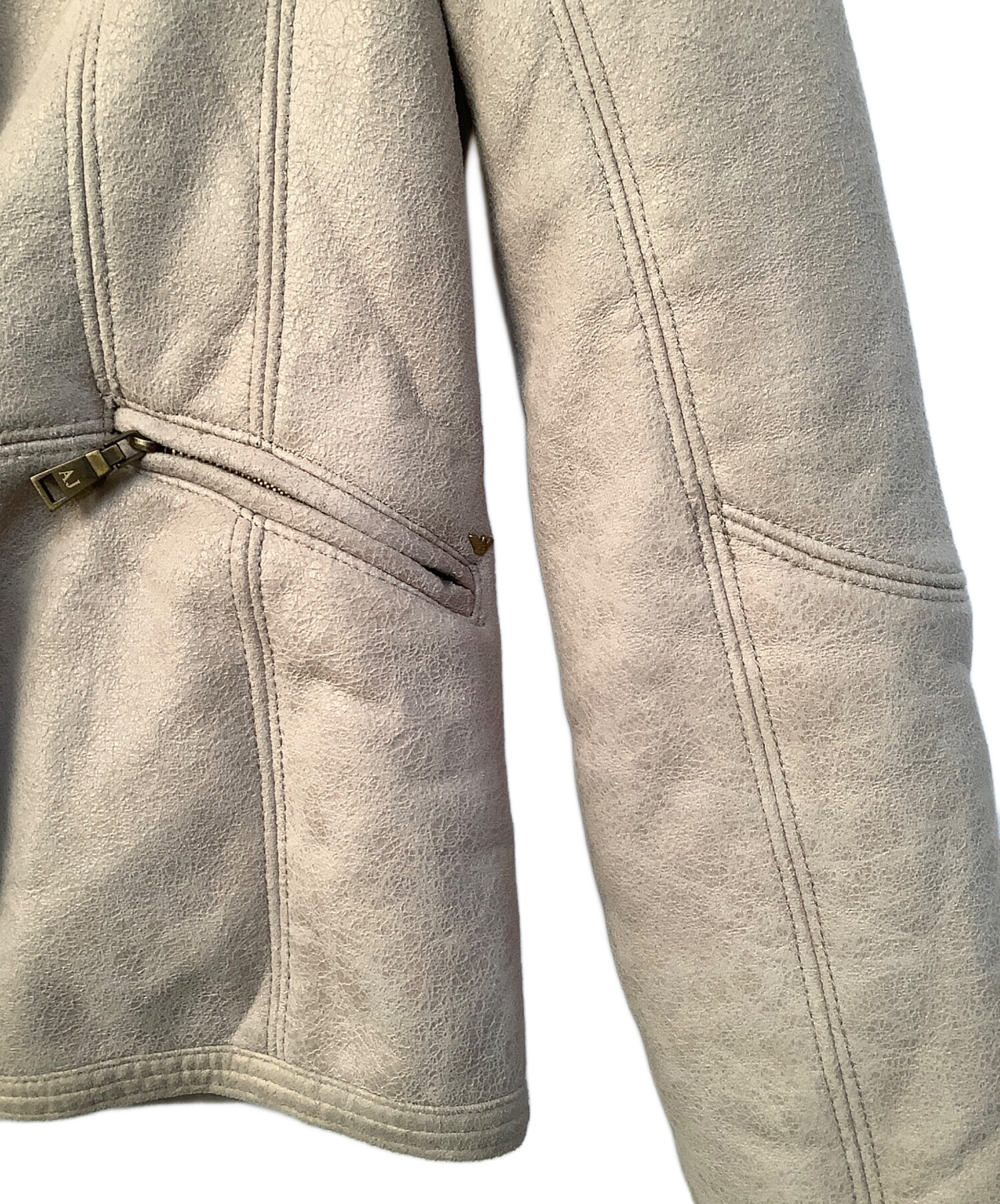 中古・古着通販】ARMANI JEANS (アルマーニジーンズ) フェイクムートン 