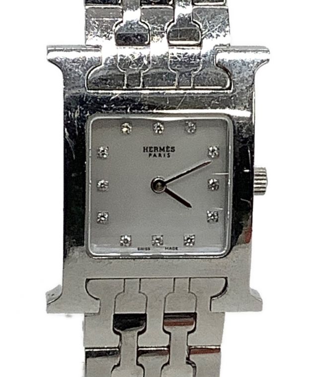 中古・古着通販】HERMES (エルメス) 腕時計 Hウォッチ クォーツ