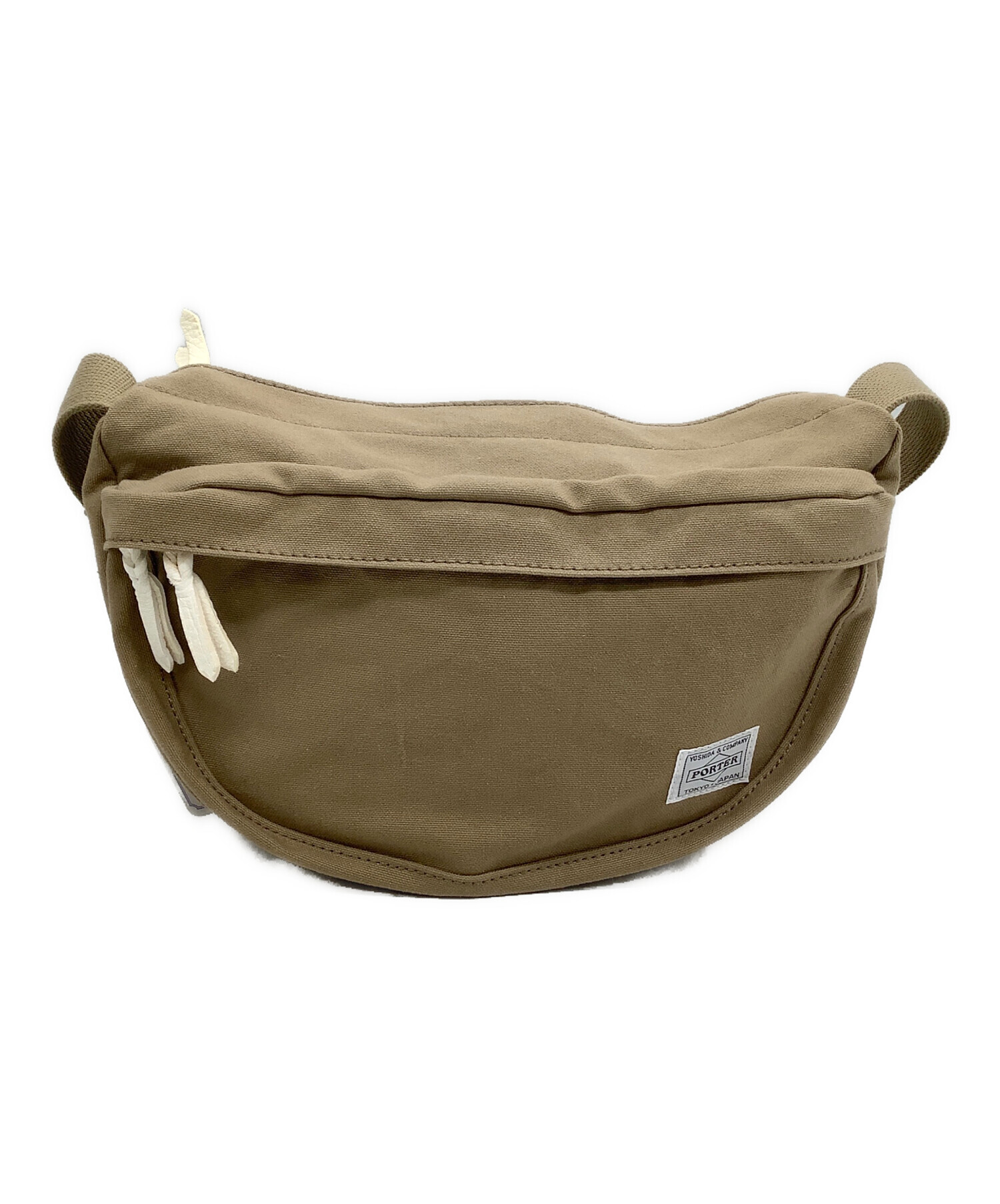 PORTER / BEAT ショルダーバッグ ベージュ 中古・古着通販】PORTER (ポーター) ショルダーバッグ BEAT ベージュ