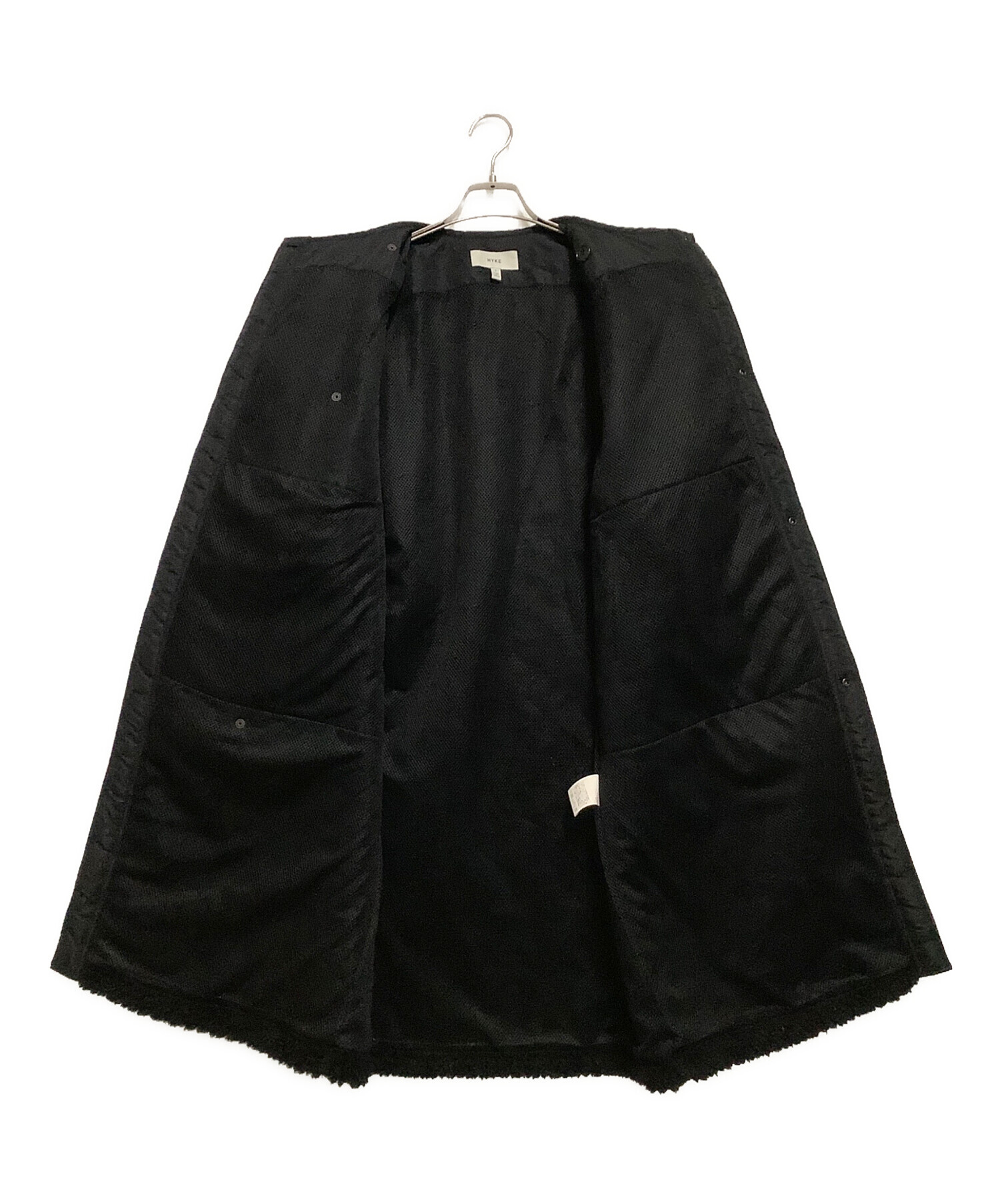 中古・古着通販】HYKE (ハイク) オーバーサイズボアロングコート