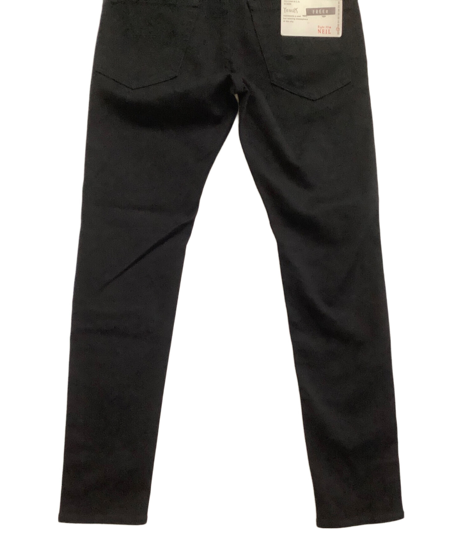 中古・古着通販】YANUK (ヤヌーク) ブラックデニム タイトスリム NEIL 