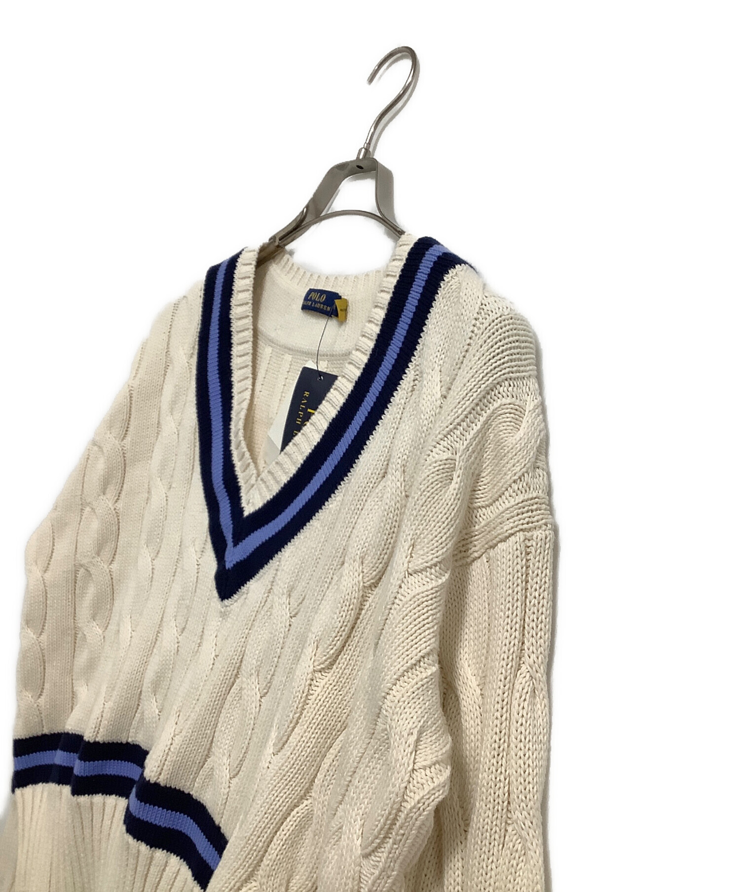 【未使用タグ付き】ローレンラルフローレン ケーブルニット クリケット Sサイズ 中古・古着通販】POLO RALPH LAUREN (ポロ・ラルフローレン) ケーブル