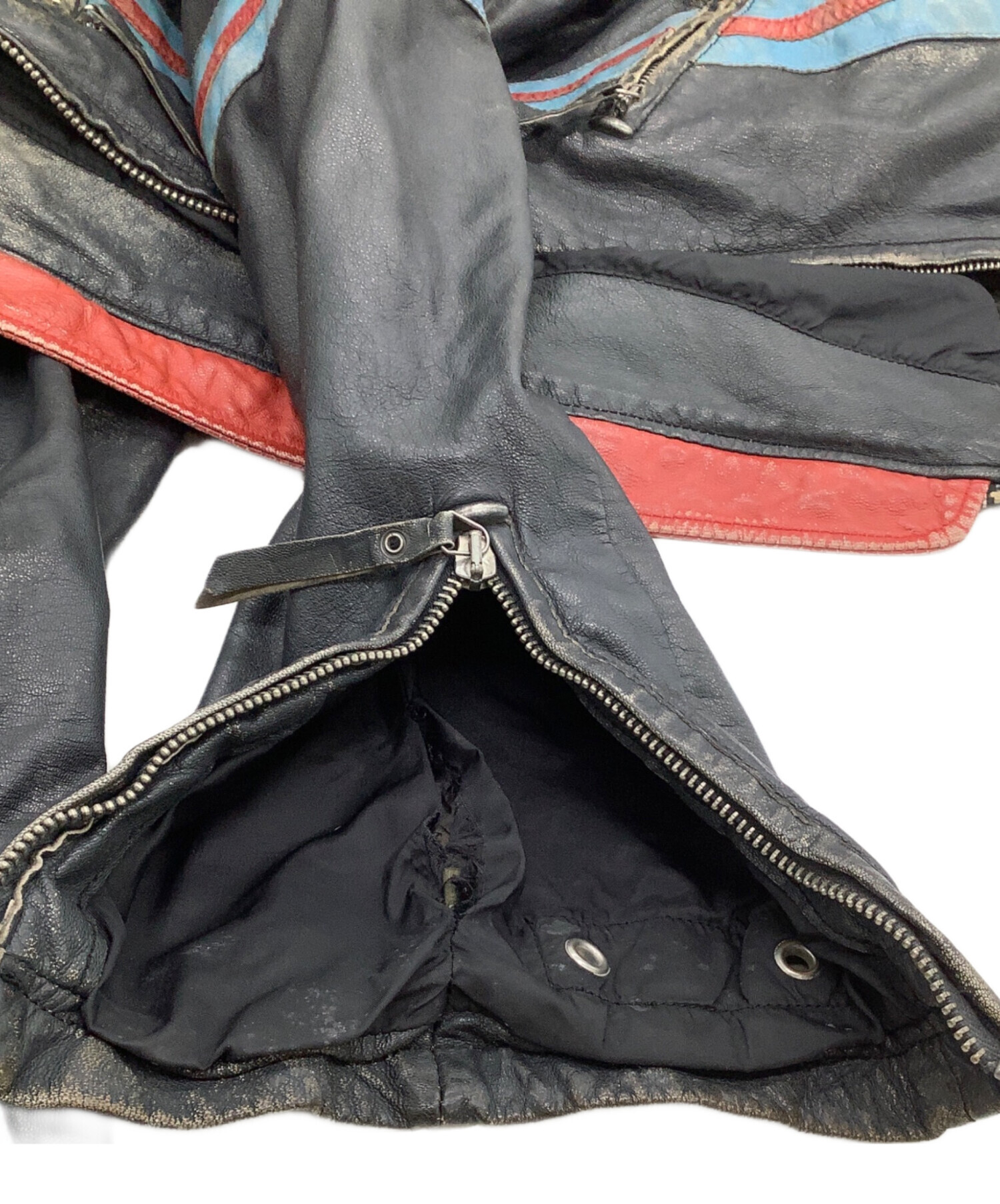 中古・古着通販】DIESEL (ディーゼル) シングルライダースジャケット