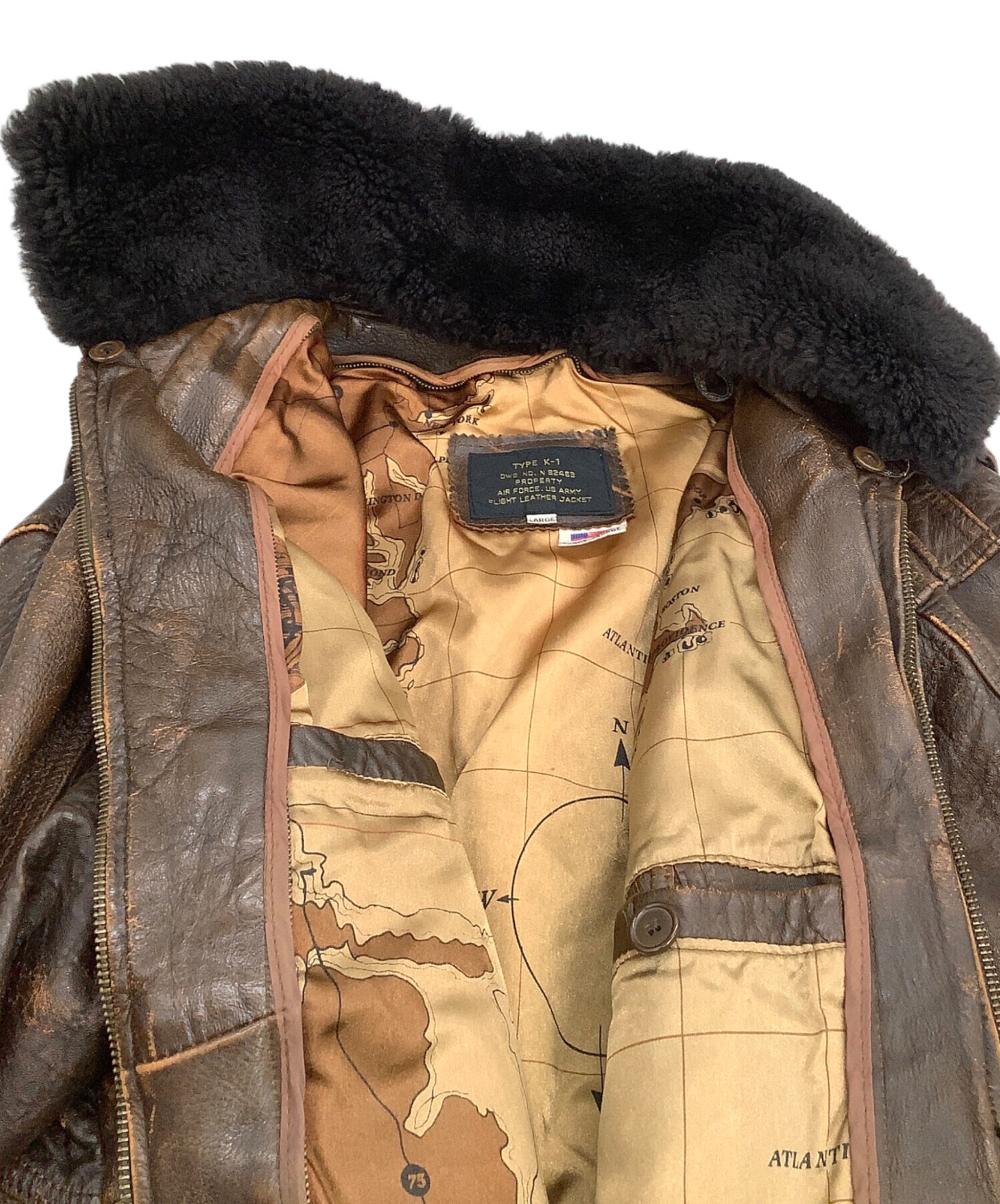 中古・古着通販】US ARMY (ユーエスアーミー) フライトジャケット TYPE