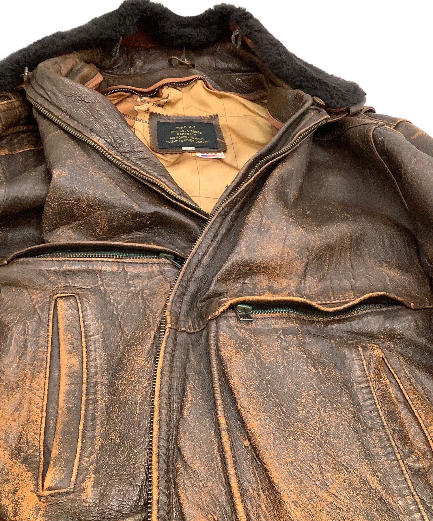 中古・古着通販】US ARMY (ユーエスアーミー) フライトジャケット TYPE