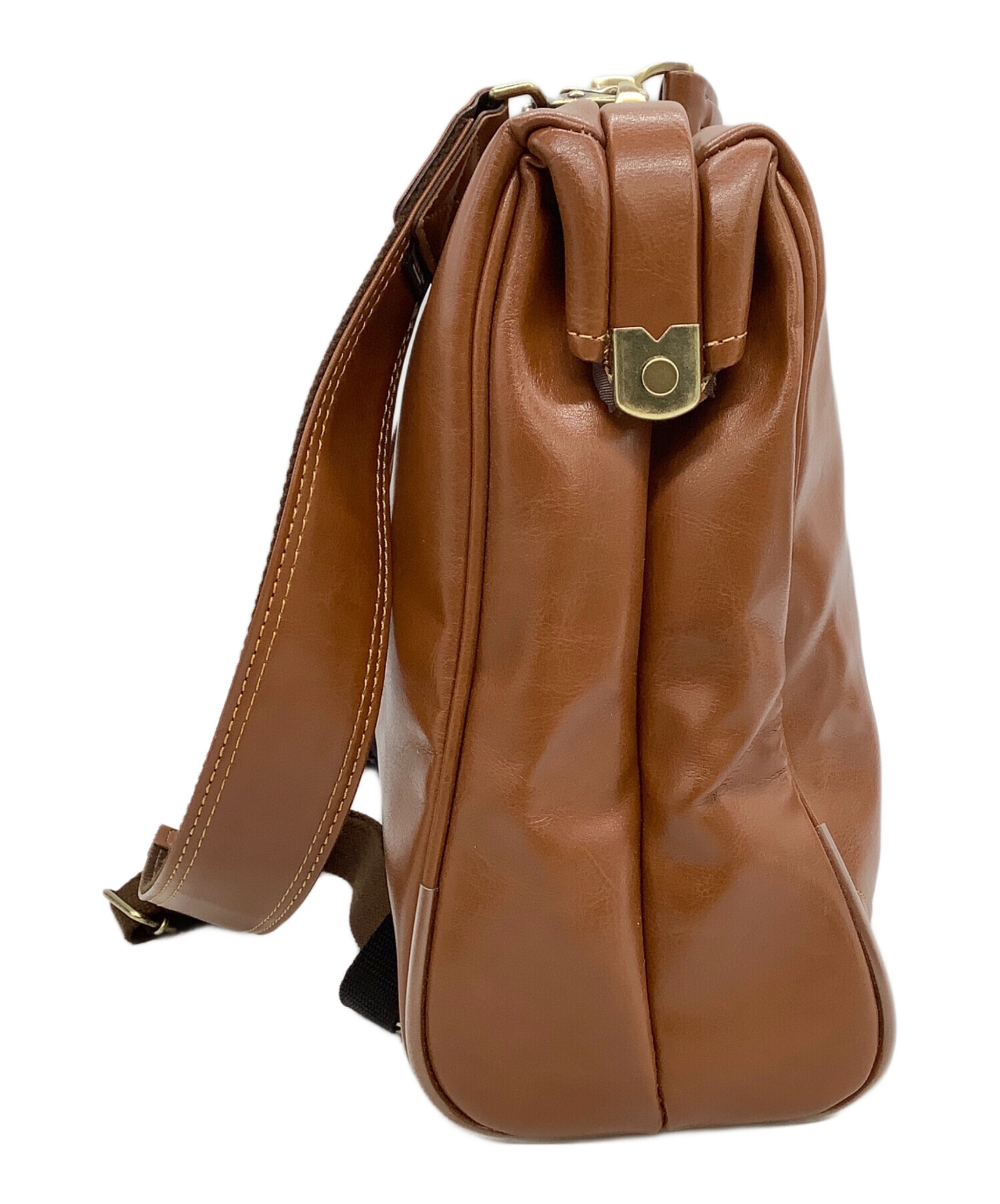 中古・古着通販】EVERWIN (エバウィン) ダレスバッグ キャメル