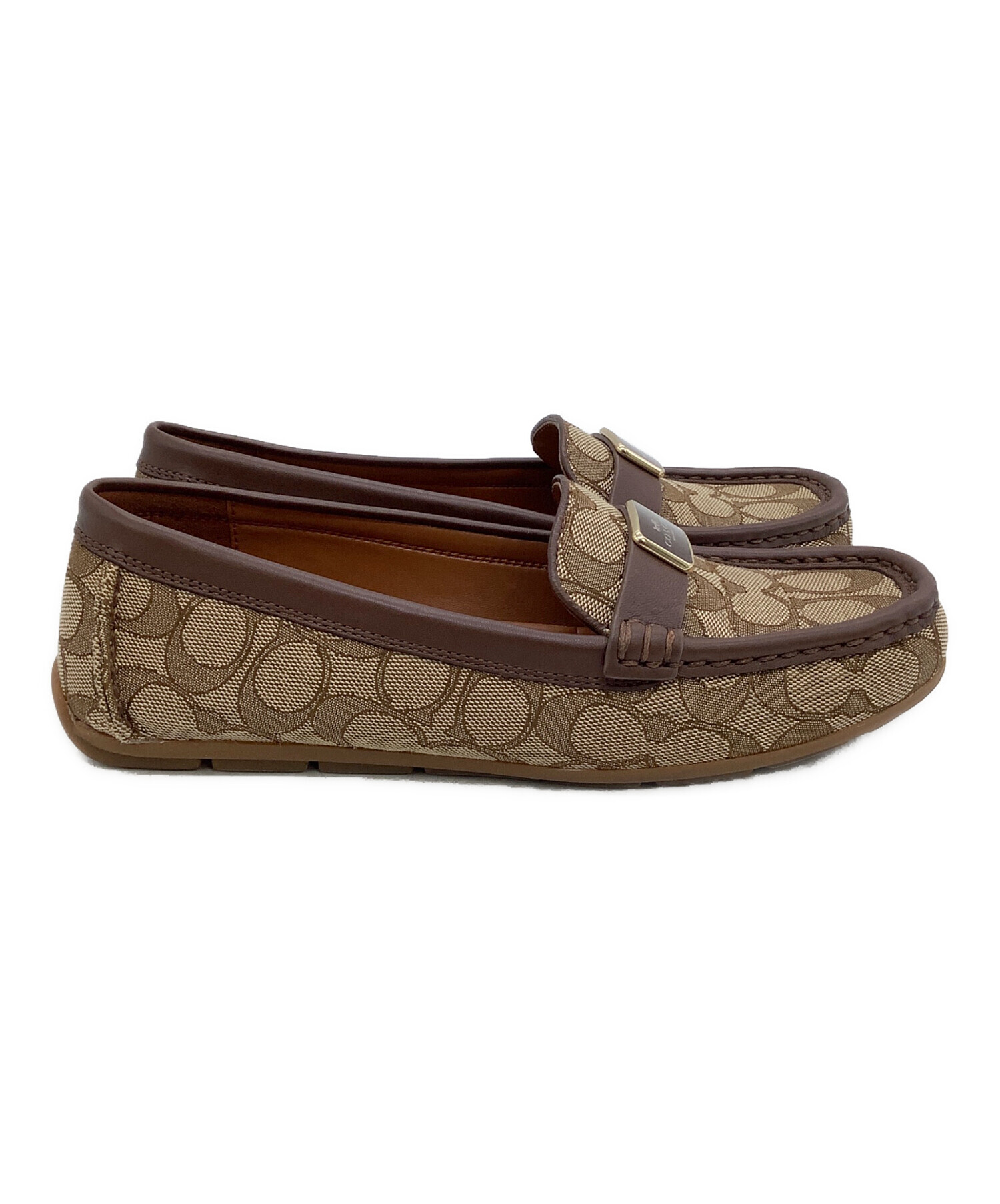 中古・古着通販】COACH (コーチ) ローファー シグネチャー