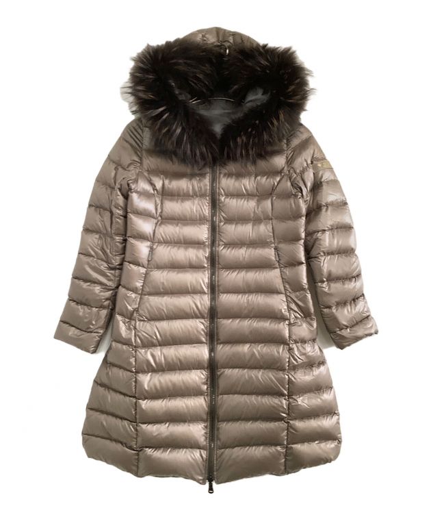 TATRAS タトラス ブラウンファー付リバーシブル ダウンコート