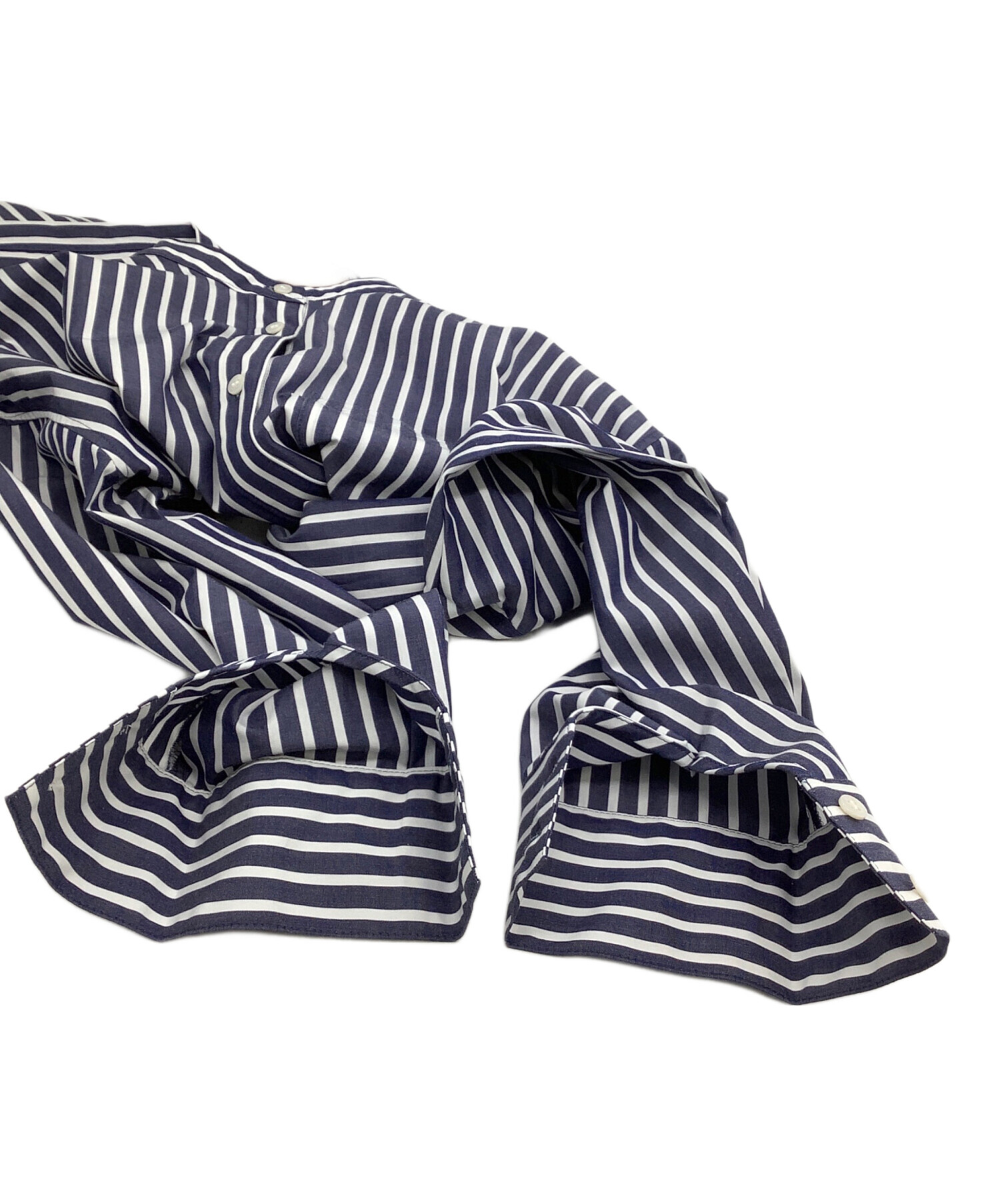 中古・古着通販】ourhome (アワホーム) シャツワンピース ブルー