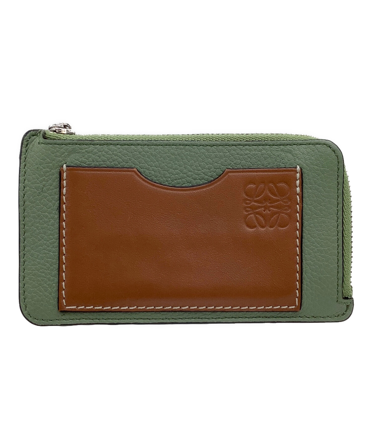 中古・古着通販】LOEWE (ロエベ) フラグメントケース グリーン