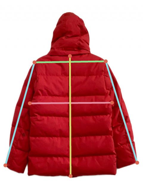 中古・古着通販】Pyrenex (ピレネックス) ダウンジャケット レッド