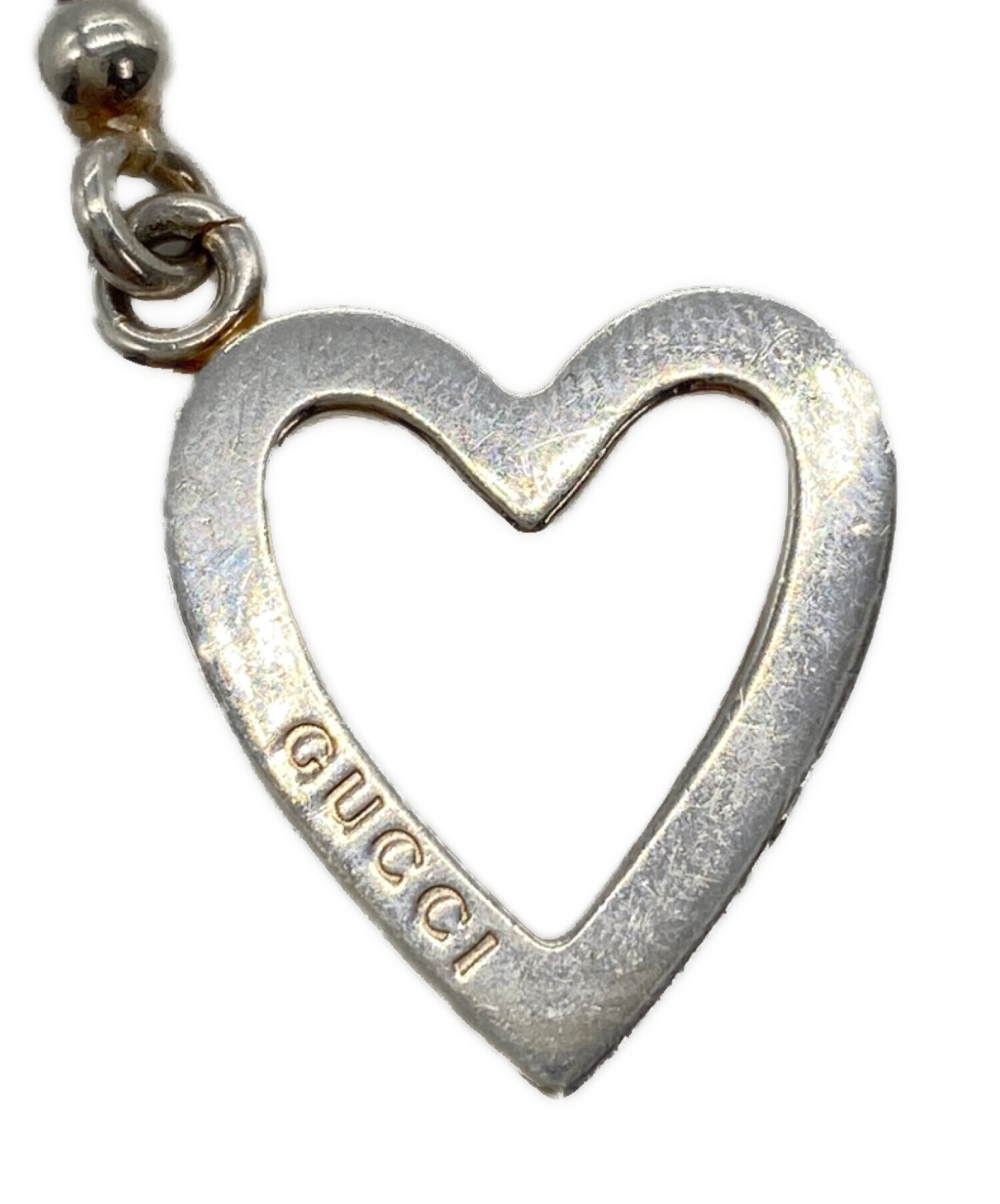 中古・古着通販】GUCCI (グッチ) ハートモチーフネックレス｜ブランド 