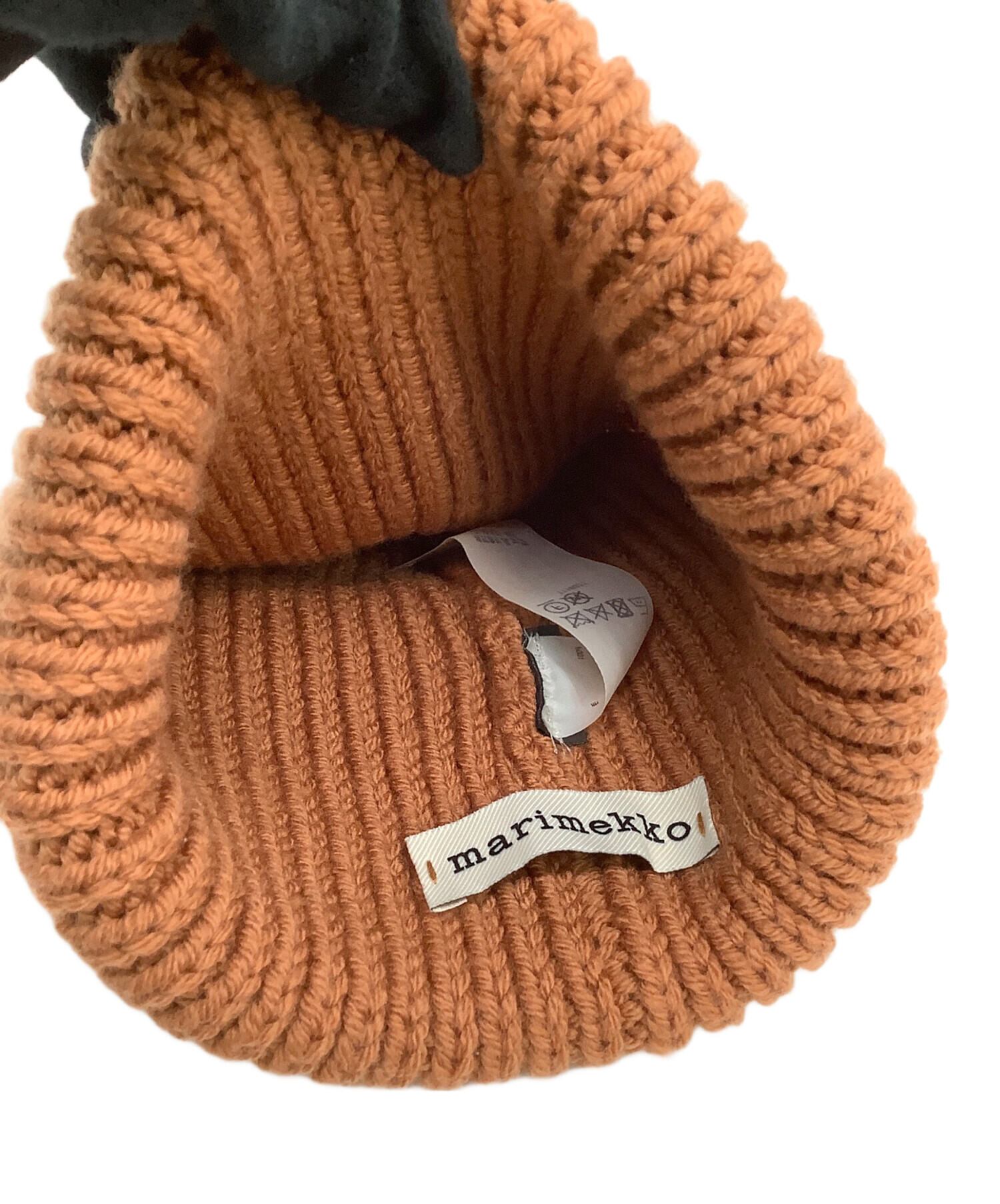 中古・古着通販】marimekko (マリメッコ) ニット帽 ブラウン｜ブランド