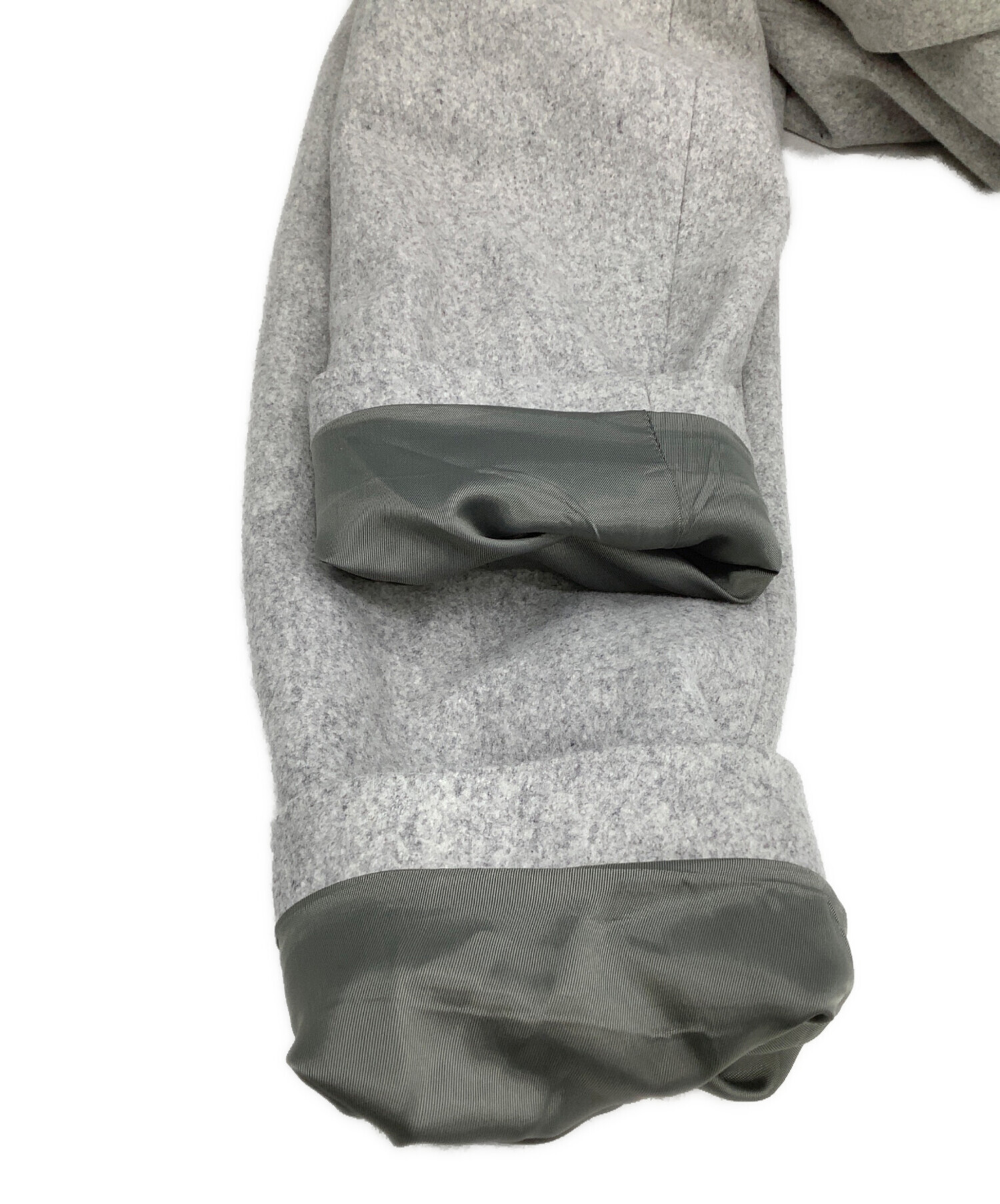 中古・古着通販】theory (セオリー) スタンドカラーコート グレー