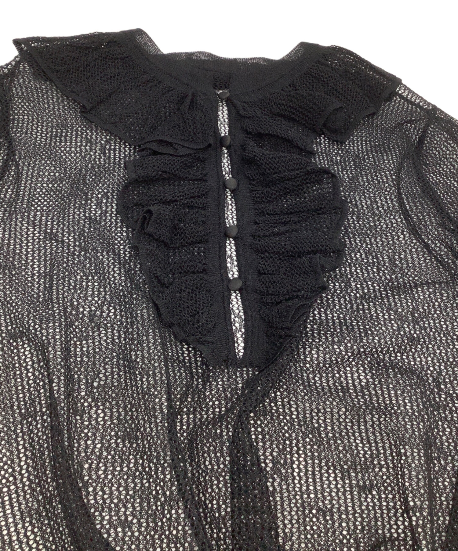 中古・古着通販】Ameri (アメリ) シャツワンピース ブラック サイズ:S