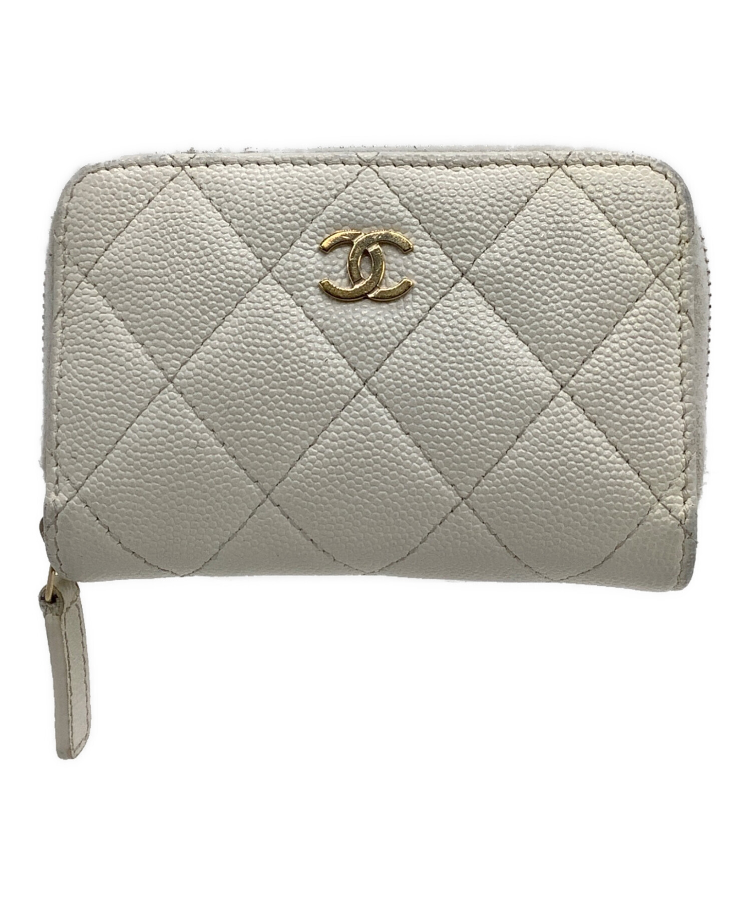 中古・古着通販】CHANEL (シャネル) コインケース ホワイト｜ブランド 