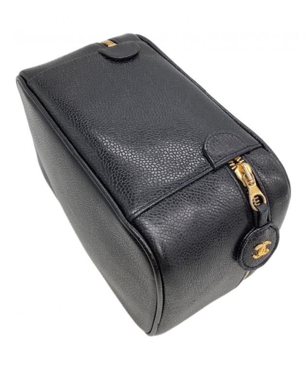 中古・古着通販】CHANEL (シャネル) コスメポーチ ブラック｜ブランド