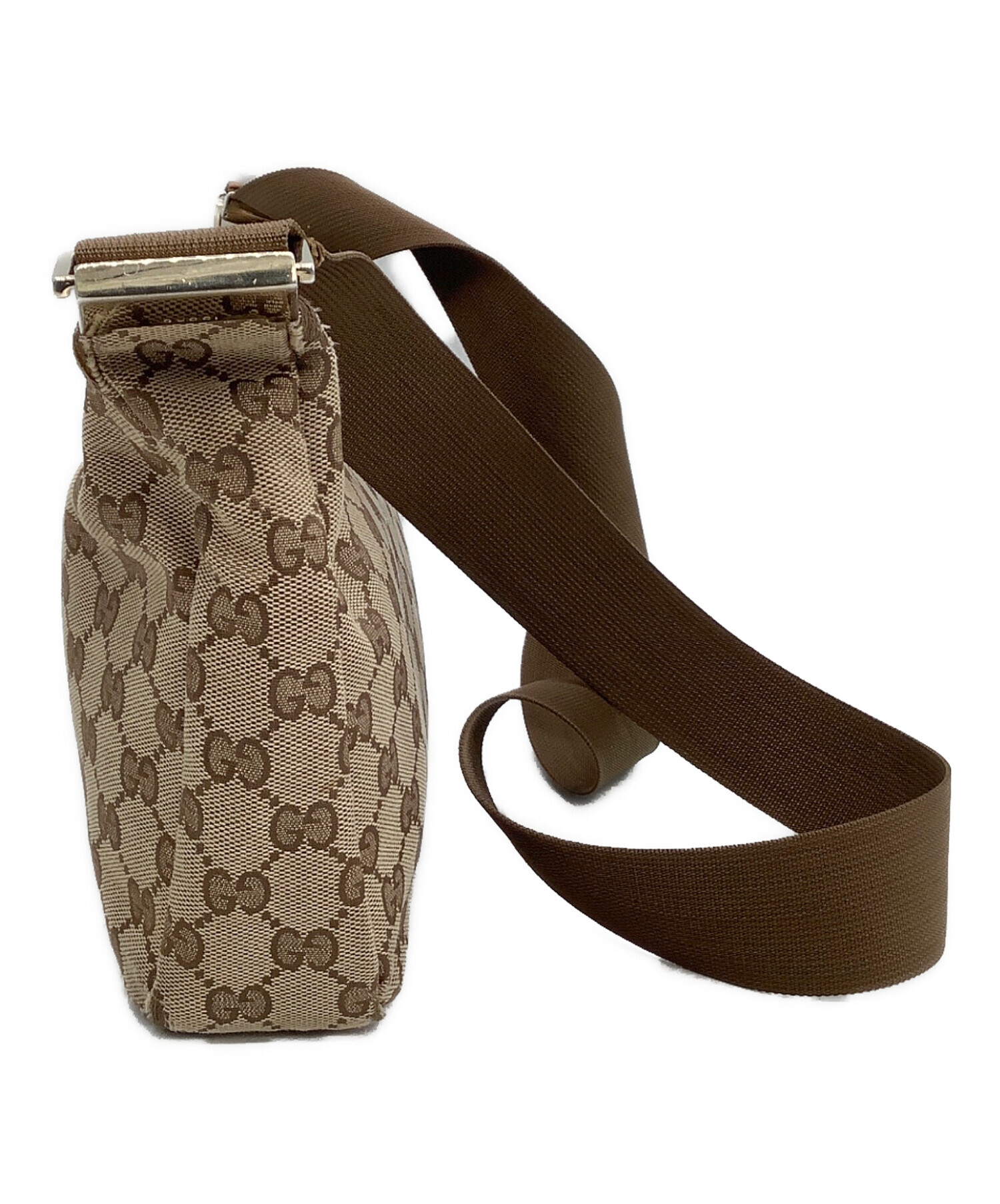 中古・古着通販】GUCCI (グッチ) ショルダーバッグ ベージュ×ブラウン 