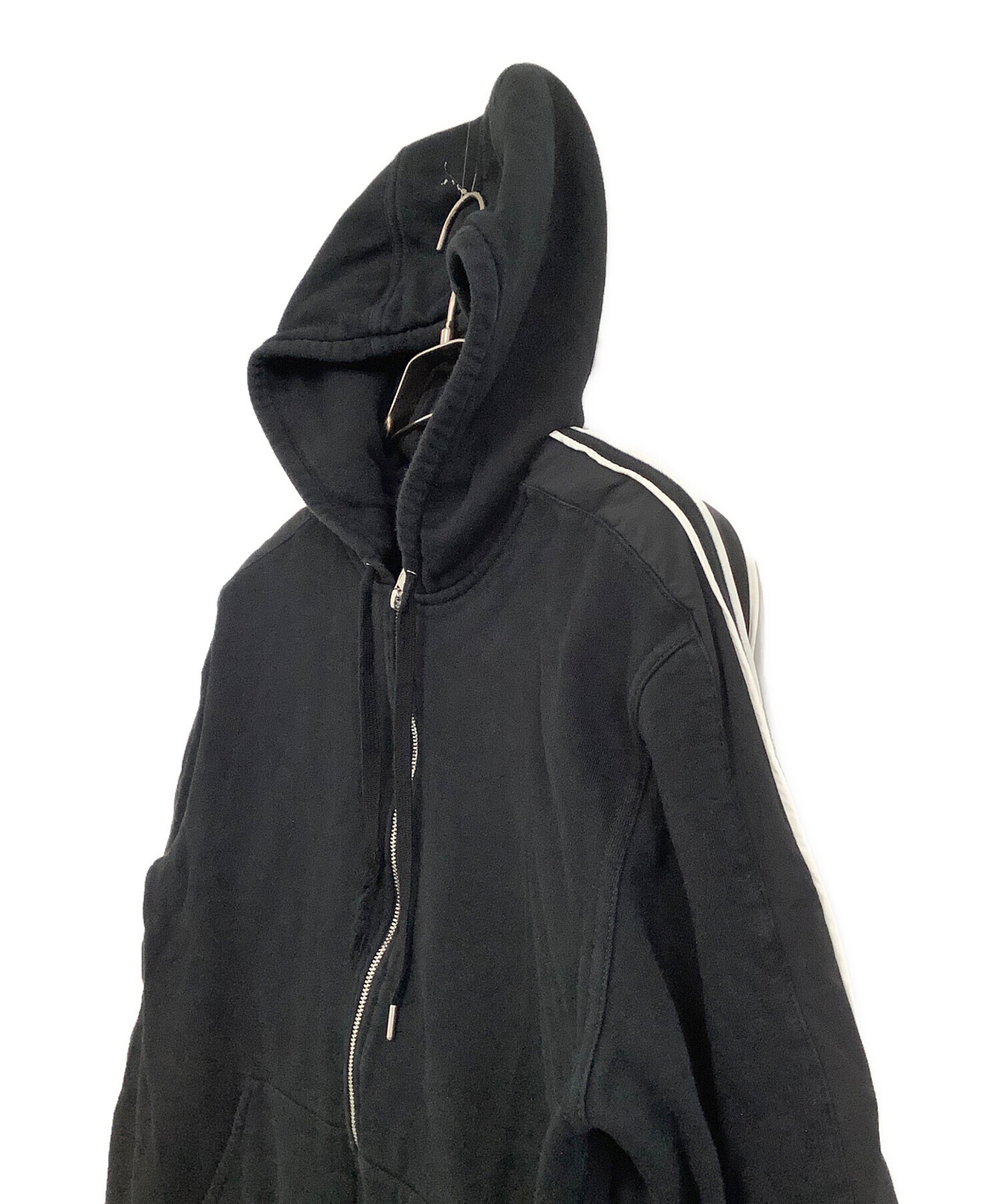 中古・古着通販】HERMES (エルメス) ジップパーカー ブラック サイズ:L