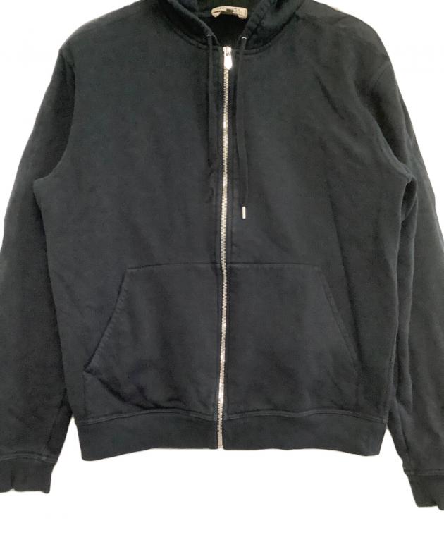 HERMES エルメス パーカー メンズ 【古着】【中古】 中古・古着通販】HERMES (エルメス) ジップパーカー ブラック サイズ:L