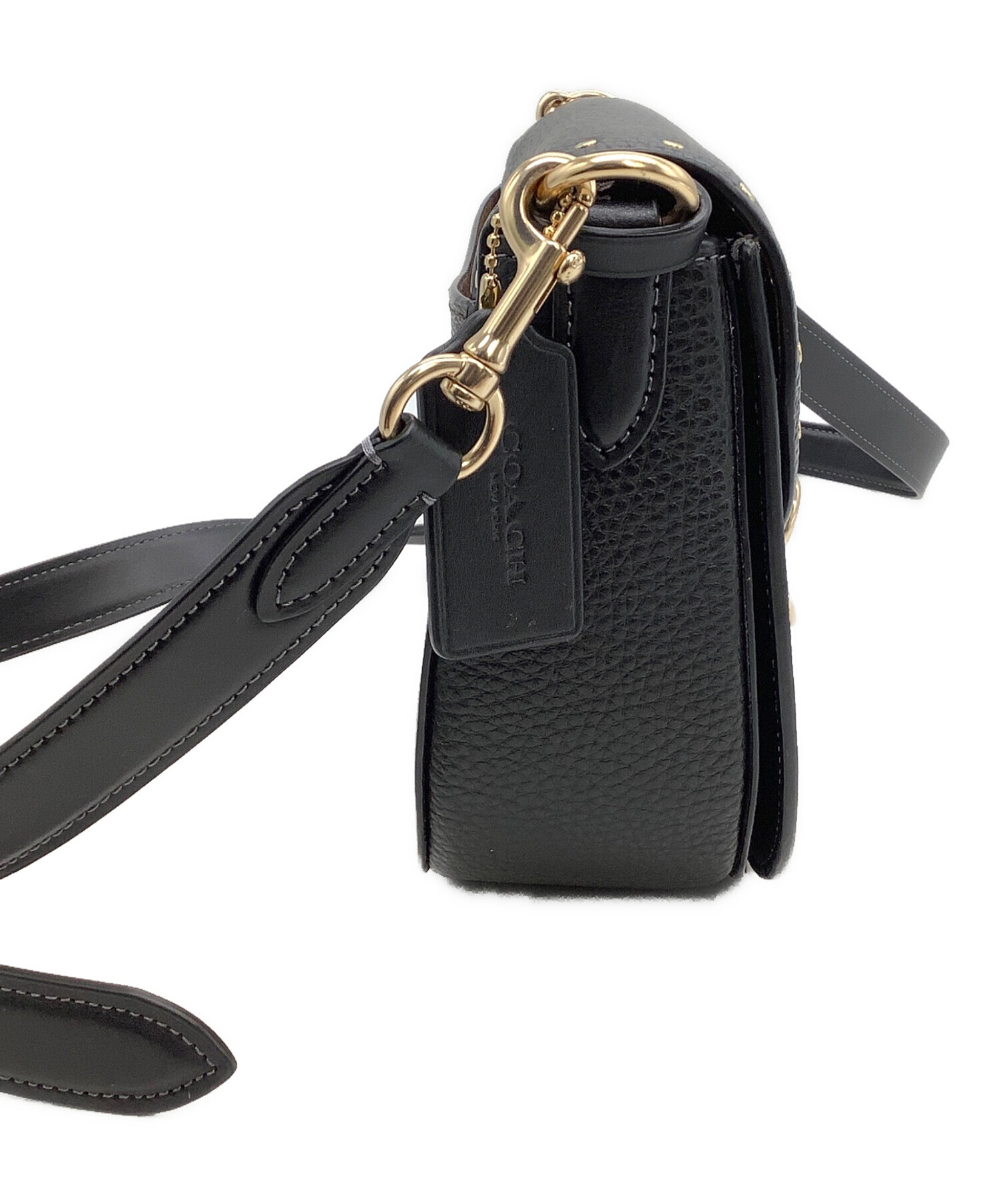 中古・古着通販】COACH (コーチ) モーガンサドルバッグ シグネチャー 