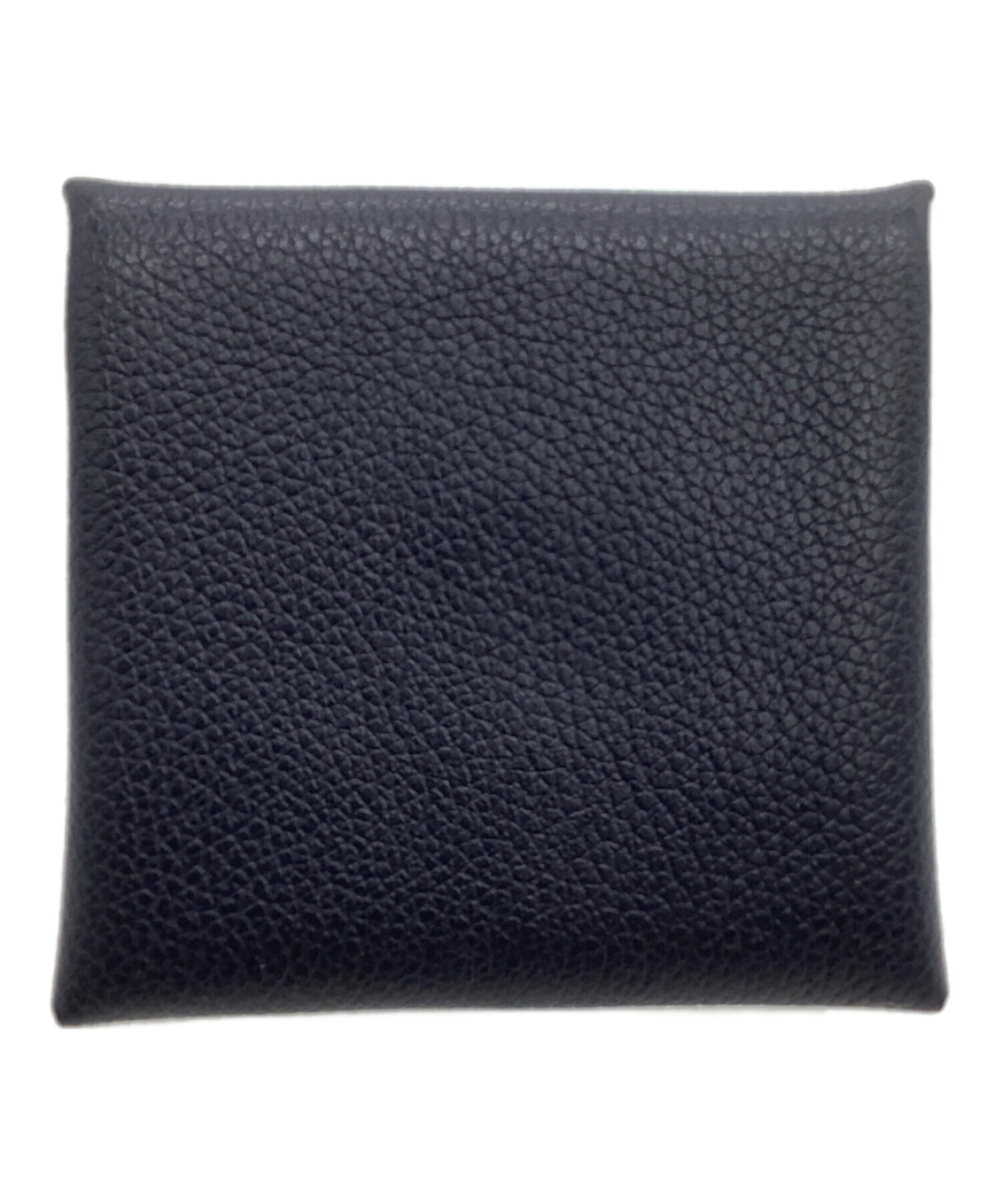 HERMES エルメス バスティア コインケース ネイビー×グレー D刻印