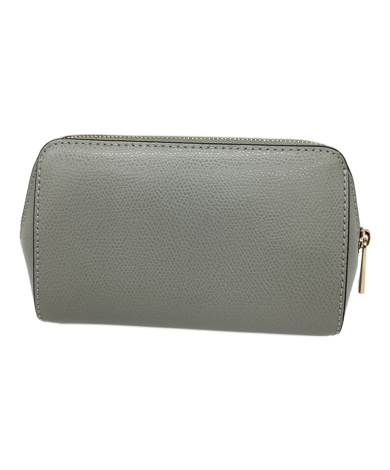 中古・古着通販】FURLA (フルラ) コスメポーチ カメリア グレー 