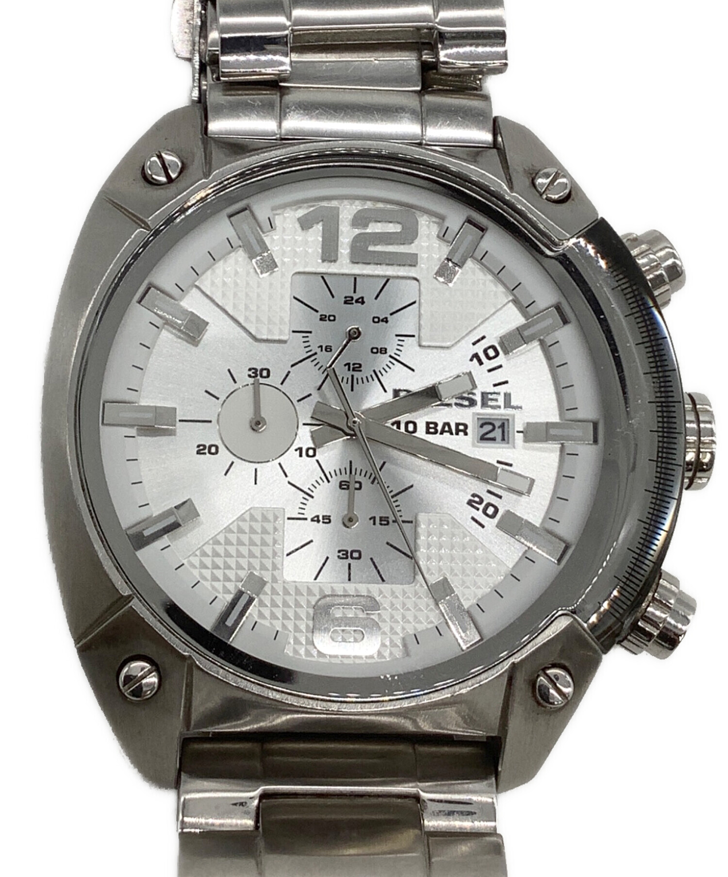 中古・古着通販】DIESEL (ディーゼル) 腕時計 シルバー｜ブランド 