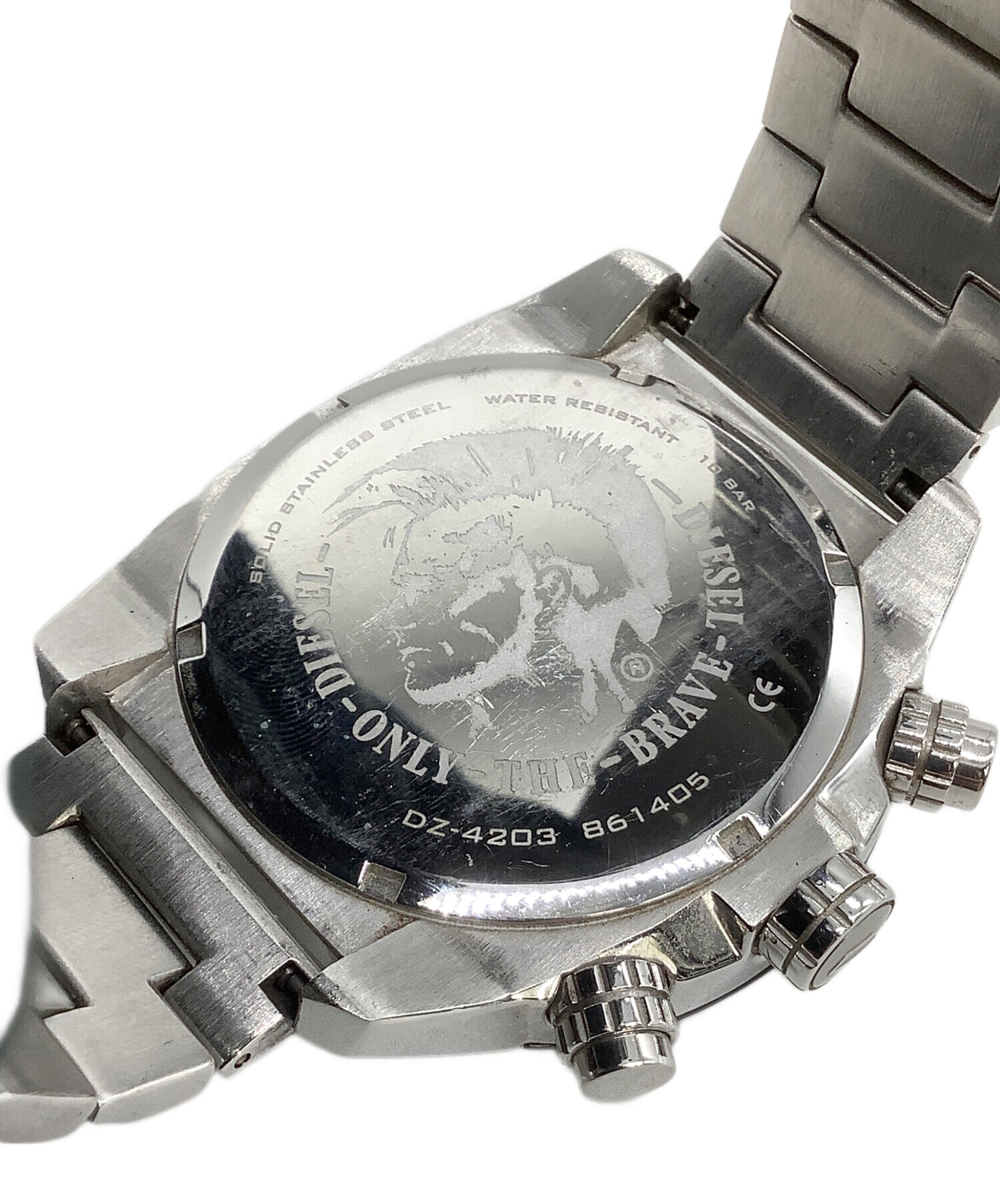 中古・古着通販】DIESEL (ディーゼル) 腕時計 シルバー｜ブランド 