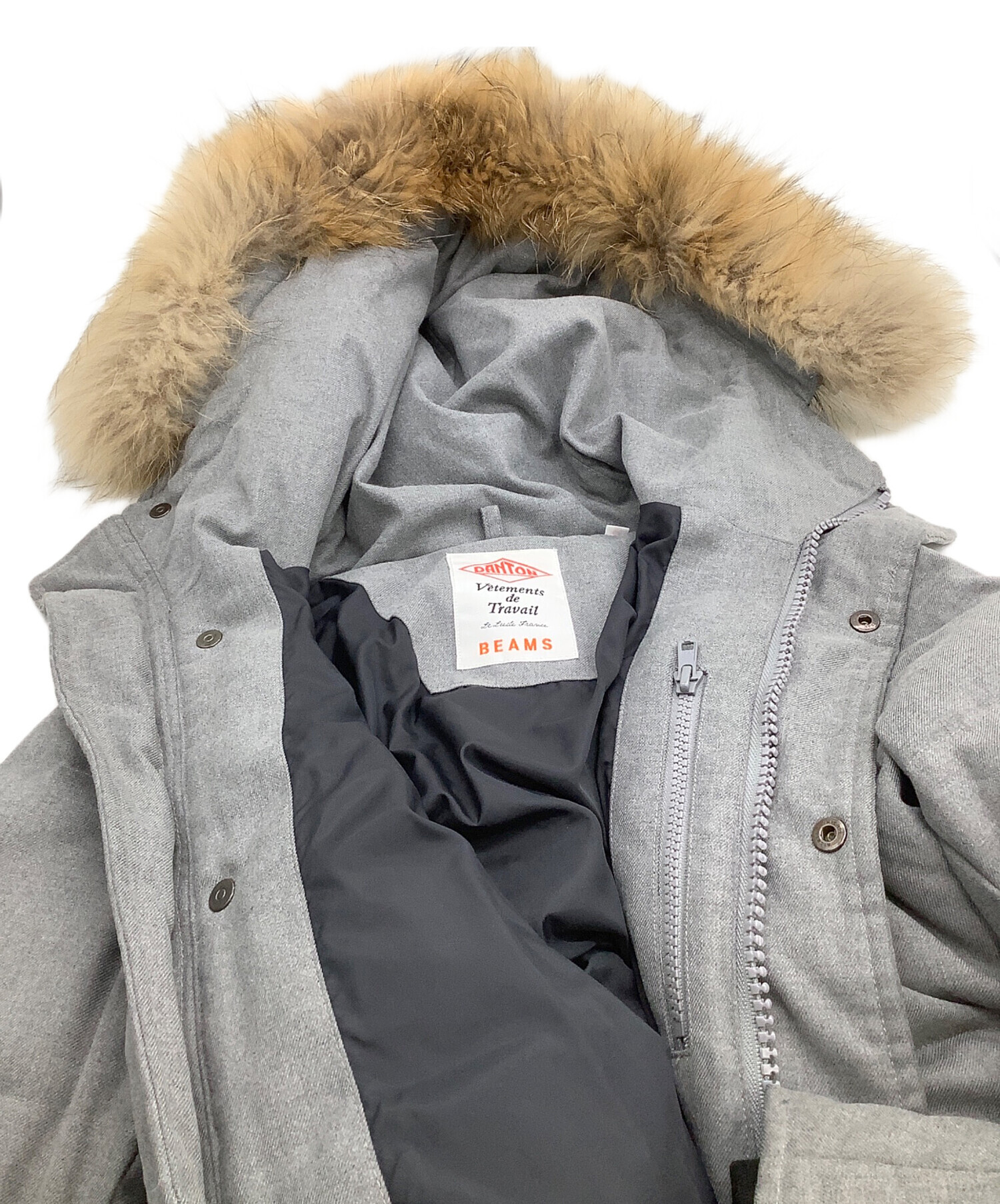中古・古着通販】DANTON (ダントン) BEAMS (ビームス) ファー付き 