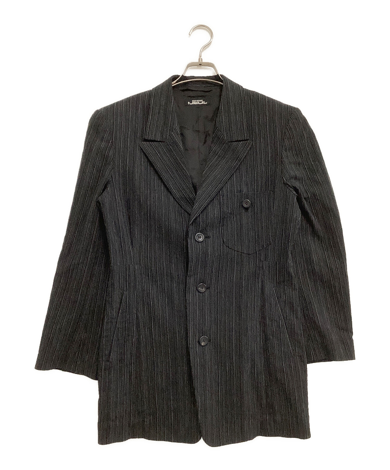 ISSEI MIYAKE MEN 3B テーラード ジャケット ブラック 薄手